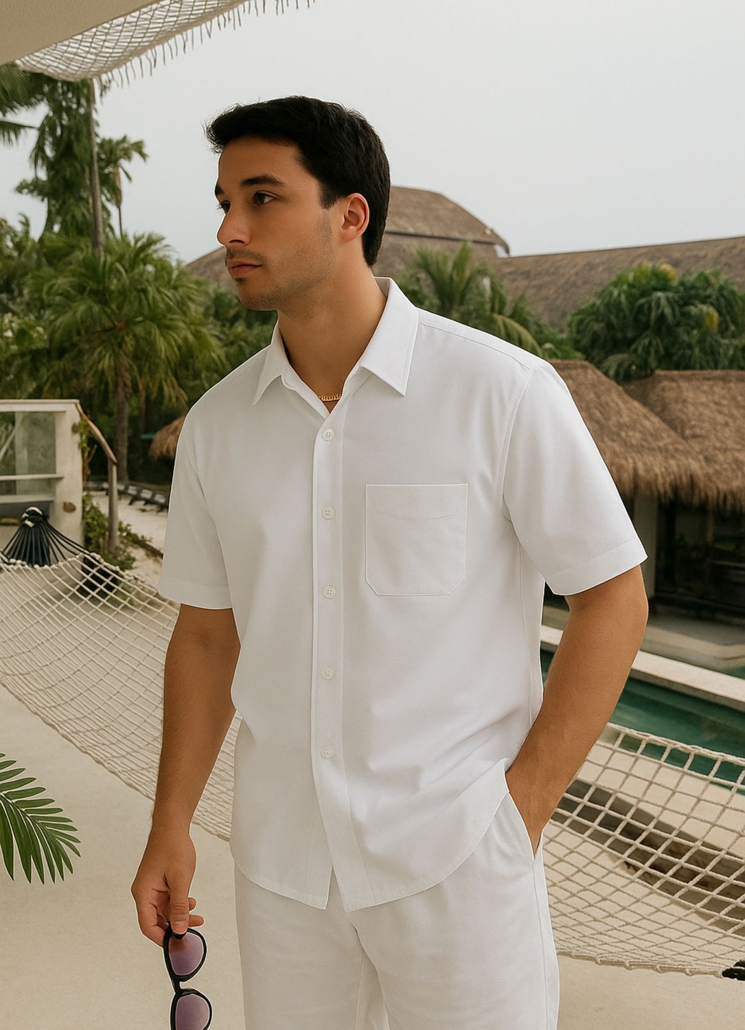 Need Money For Porsche White Oversized Shirt