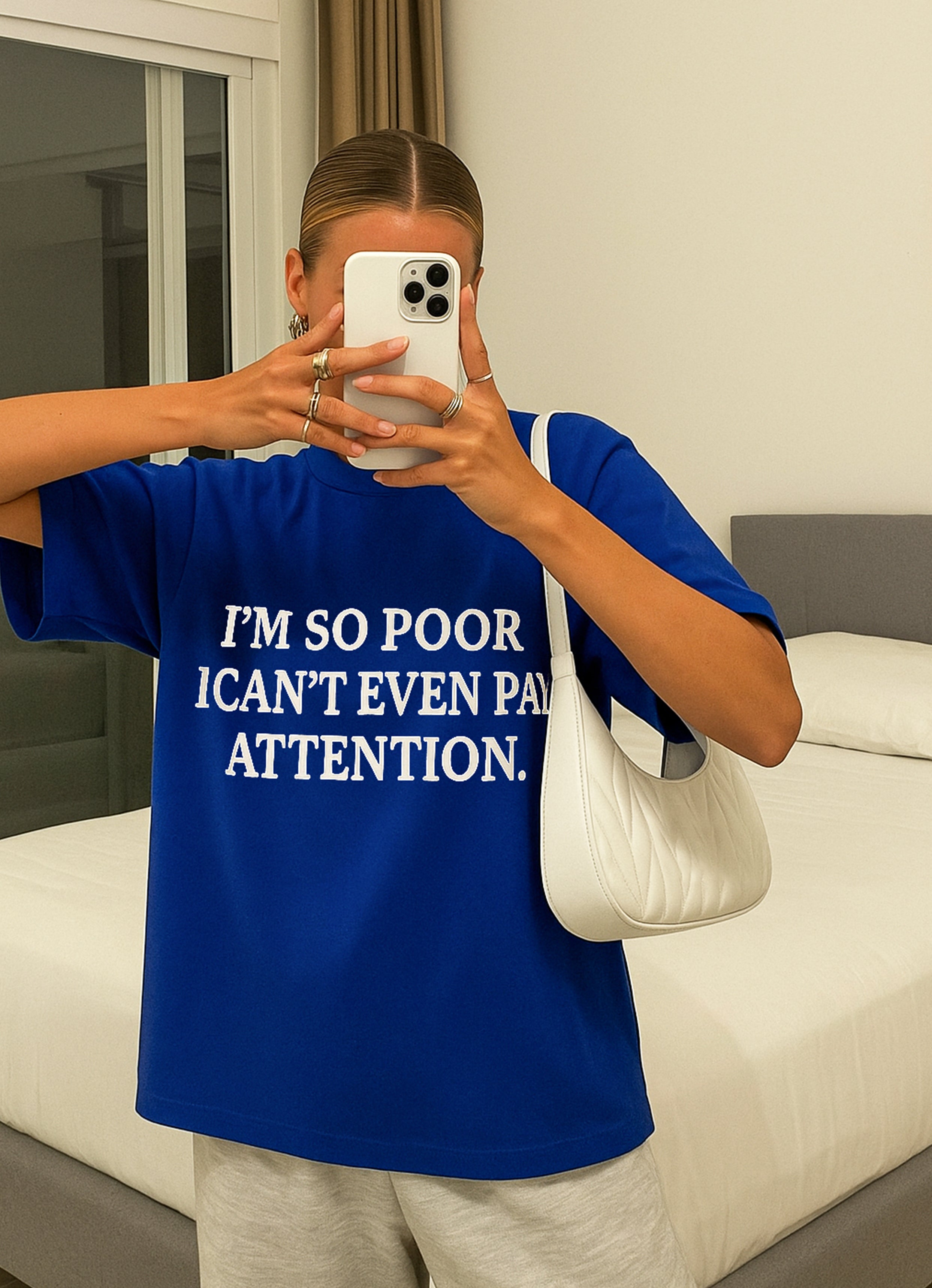 I'm So Poor B Oversized T-shirt