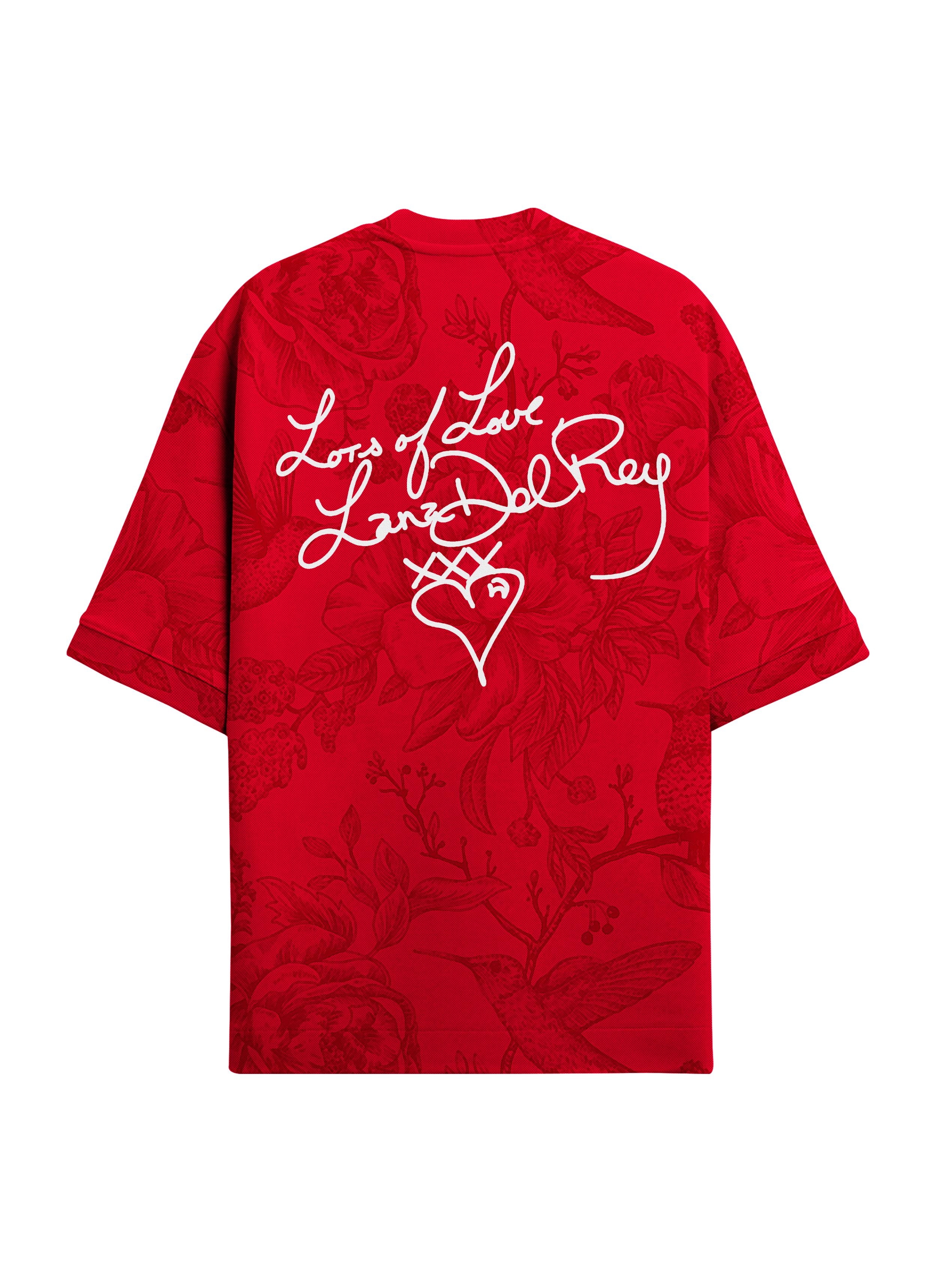Lana Del Rey Floral Oversized T-shirt