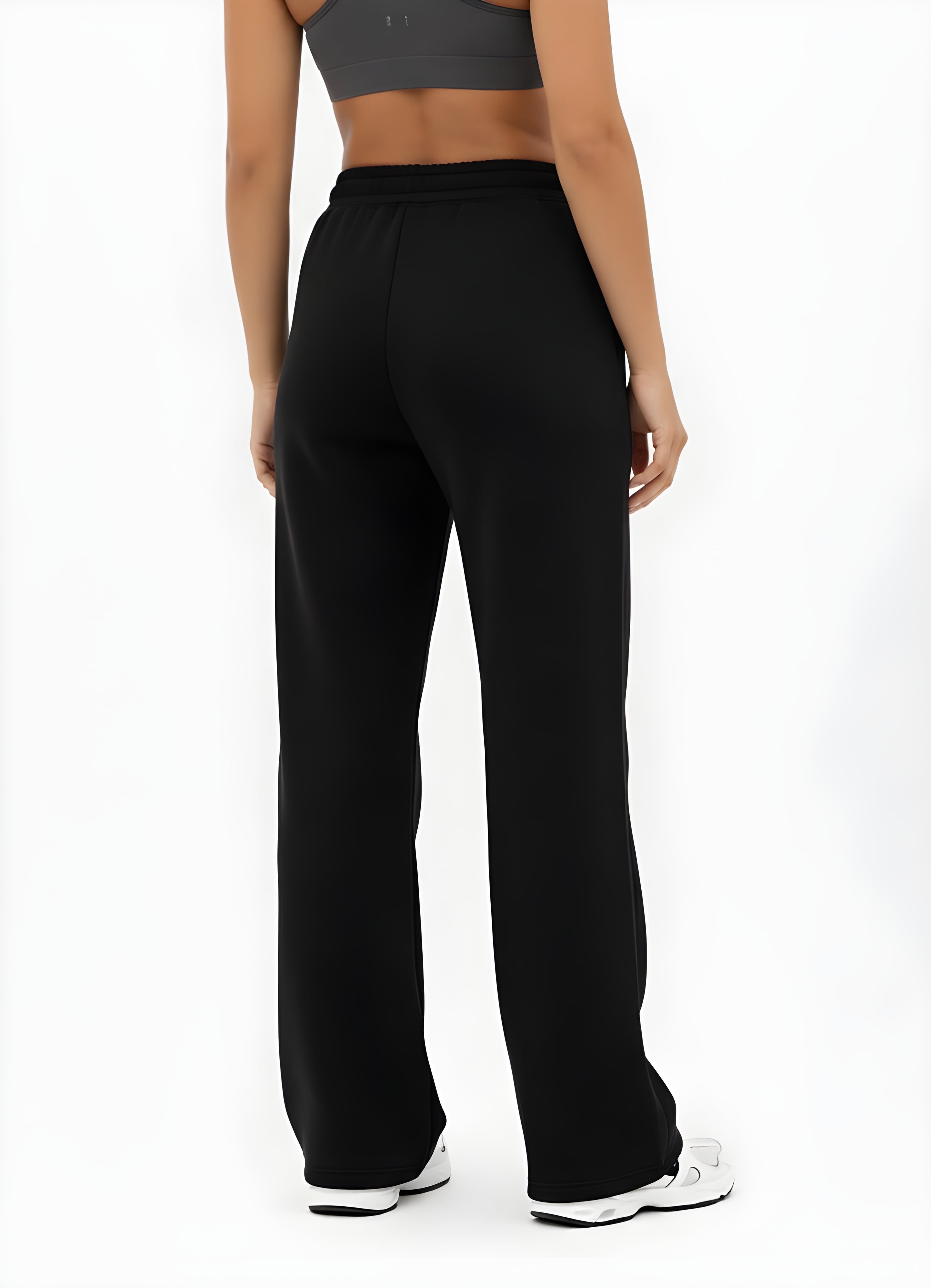 Black Wide Leg Sweatpant | Unisex