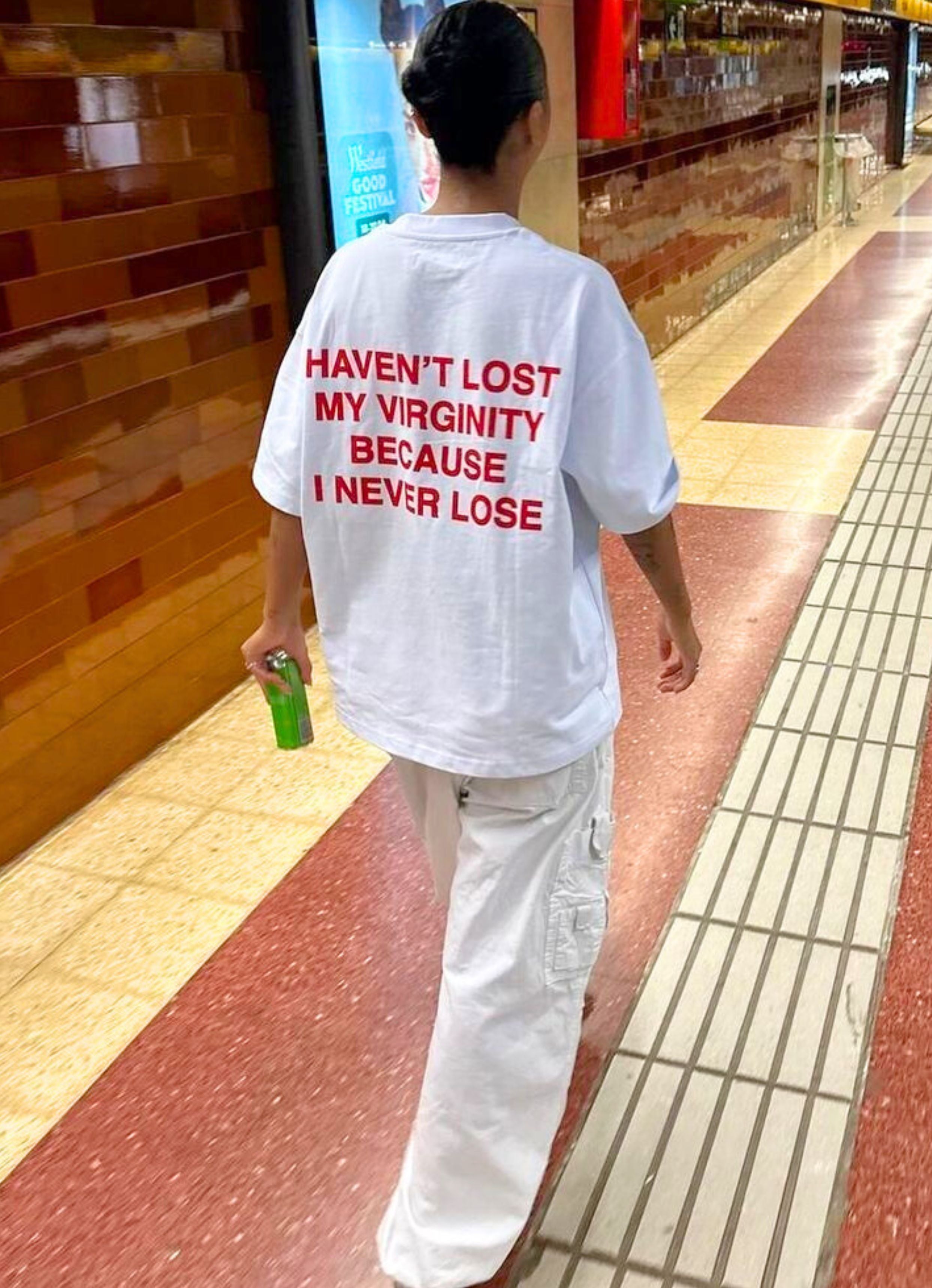 Haven't Lost My Virginity Oversized Tshirt