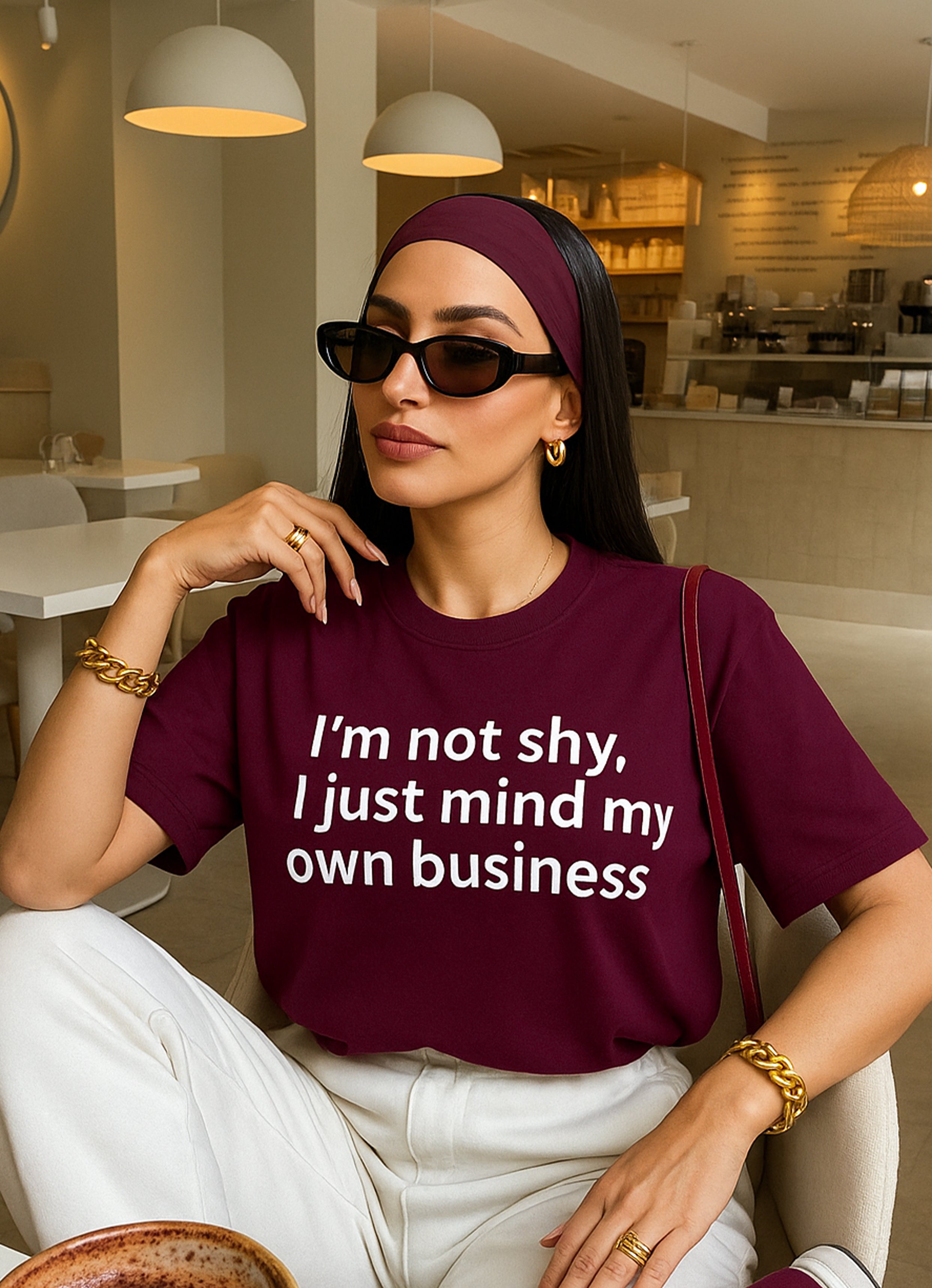 I'm not Shy Oversized Tshirt