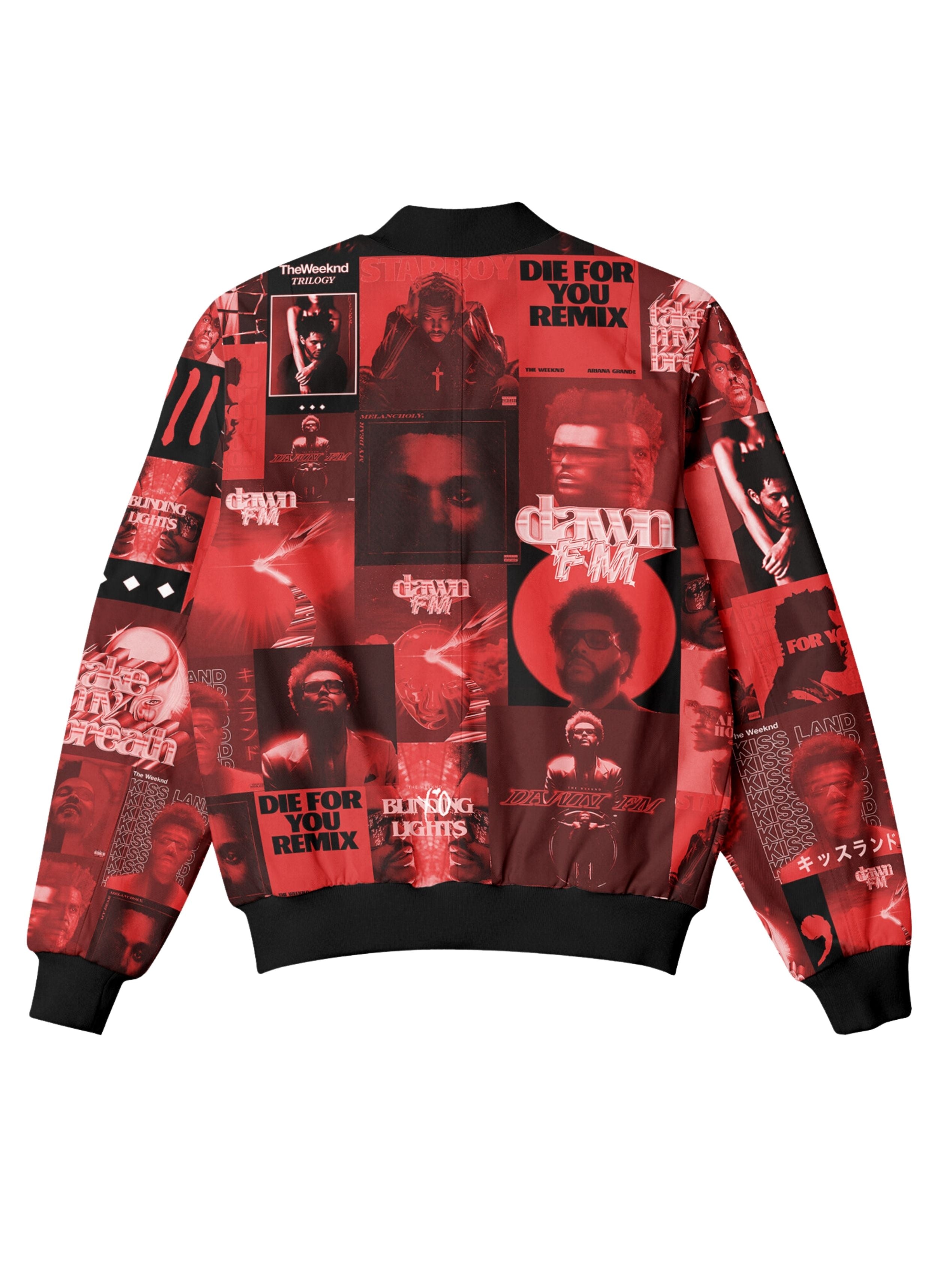 The Weeknd Red Bomber Jacket