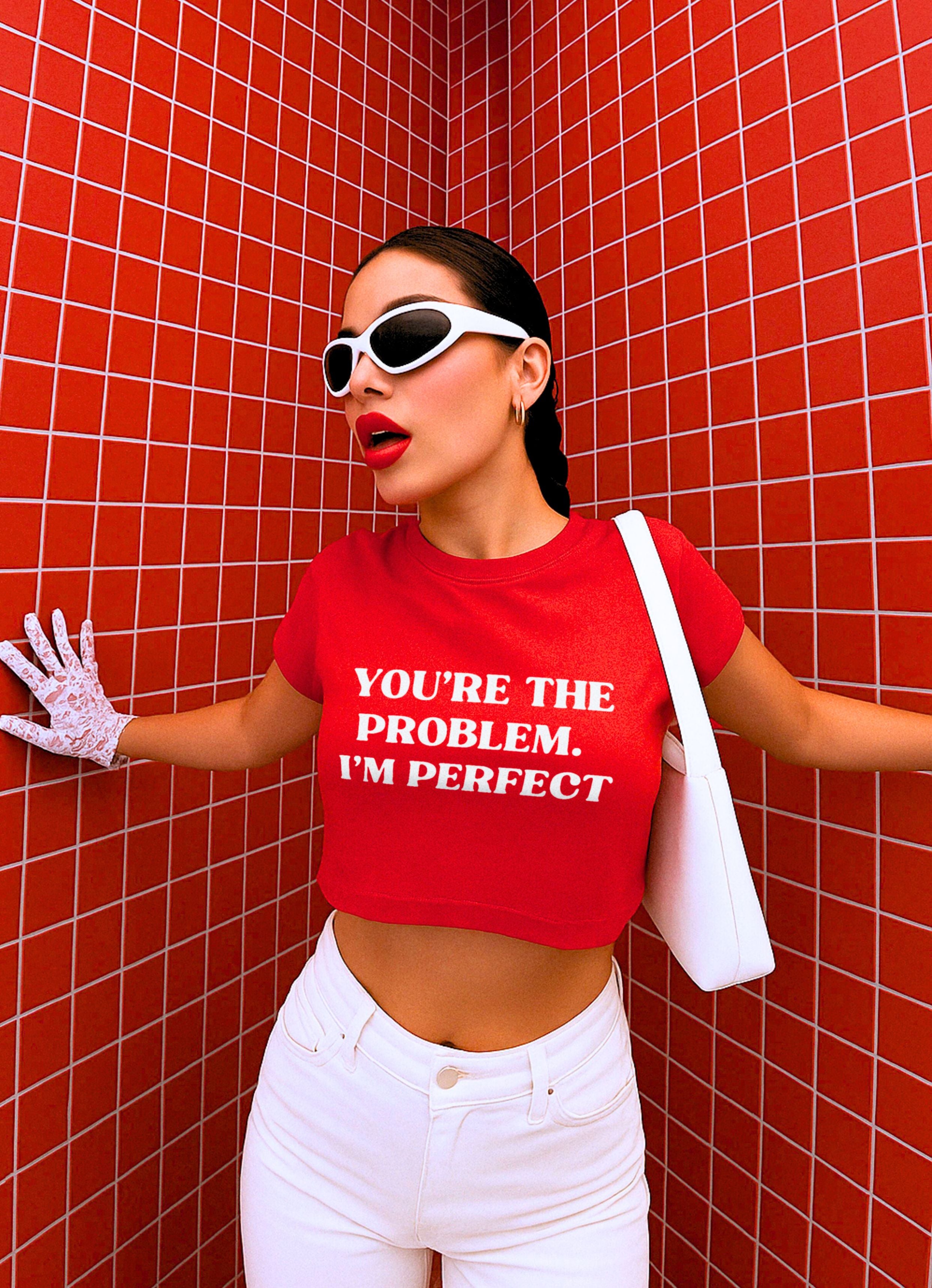 You're The Problem Crop Top