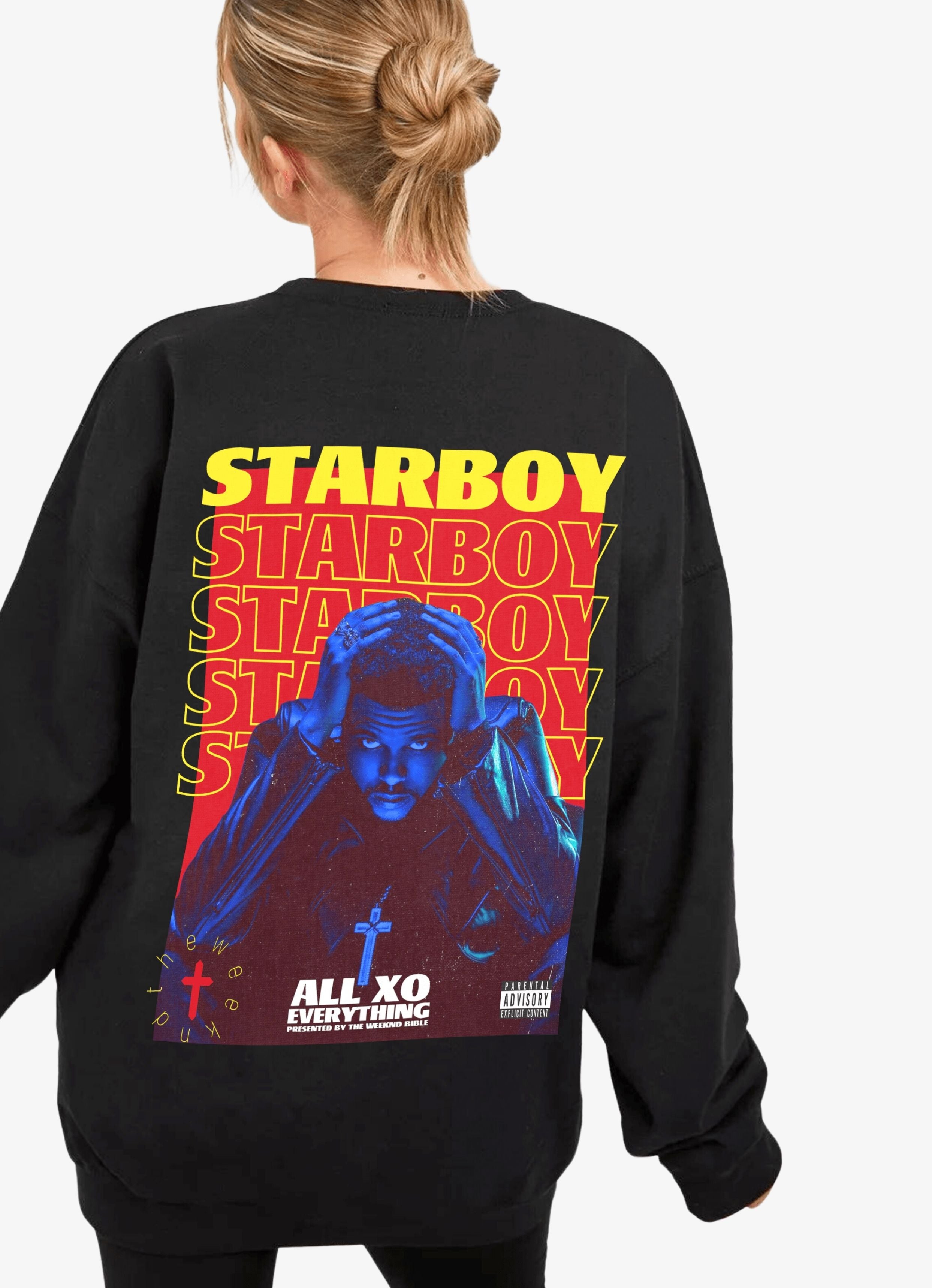 Weeknd Starboy Back Sweatshirt