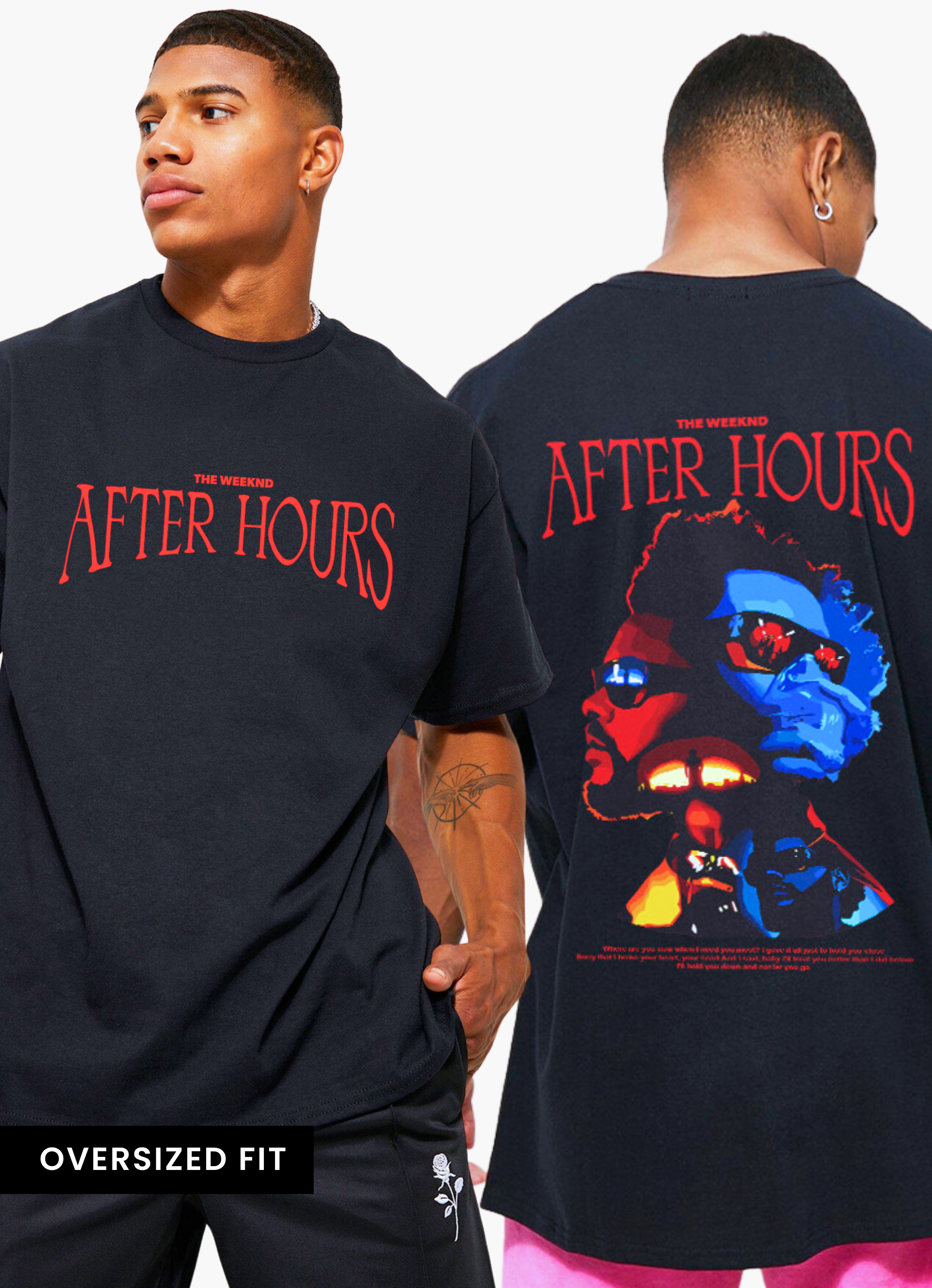 The Weeknd After Hours F&B Oversized Unisex Tshirt