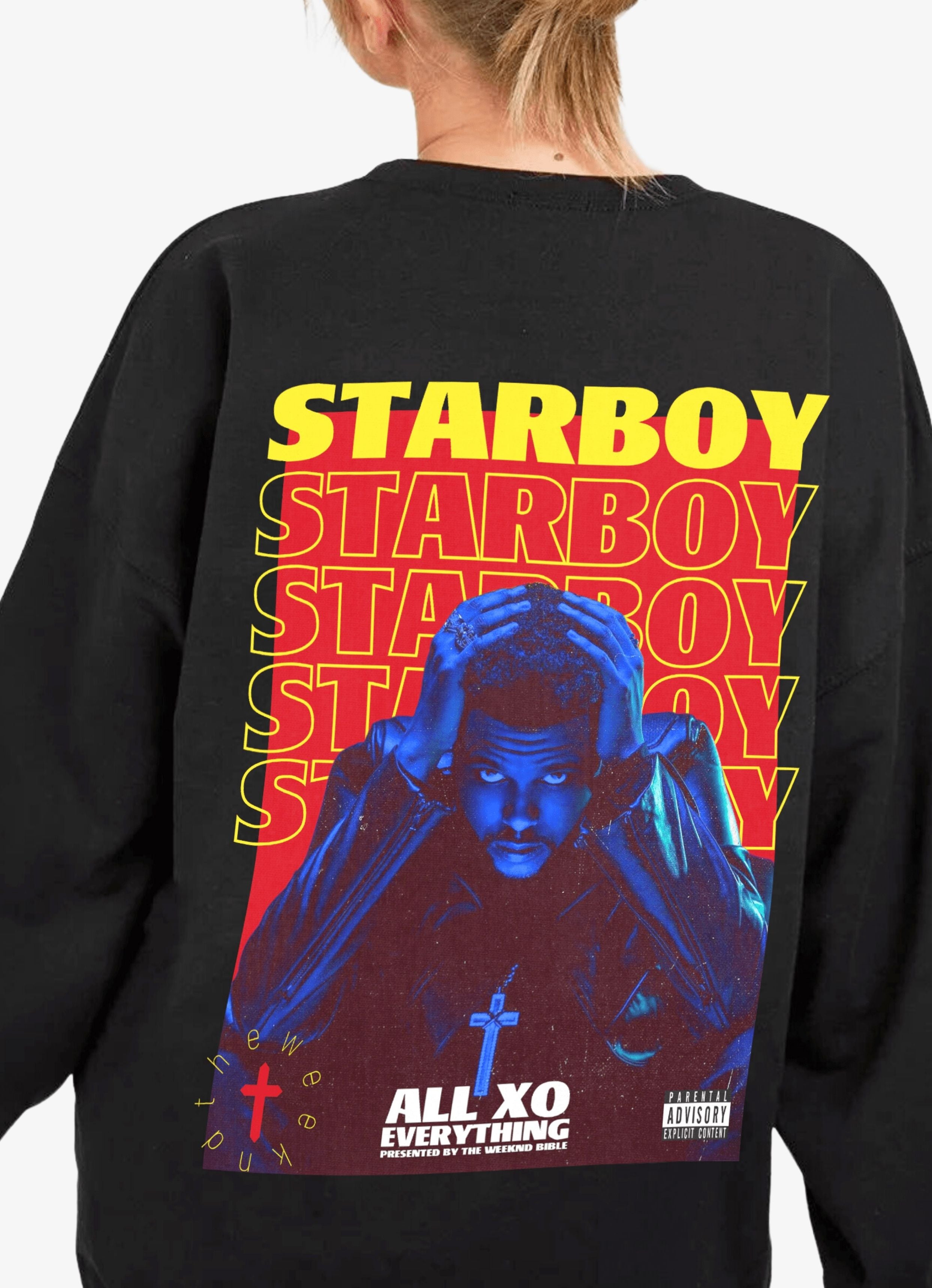 Weeknd Starboy Back Sweatshirt