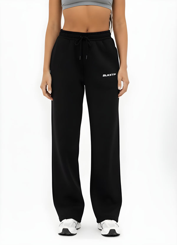 Black Wide Leg Sweatpant | Unisex