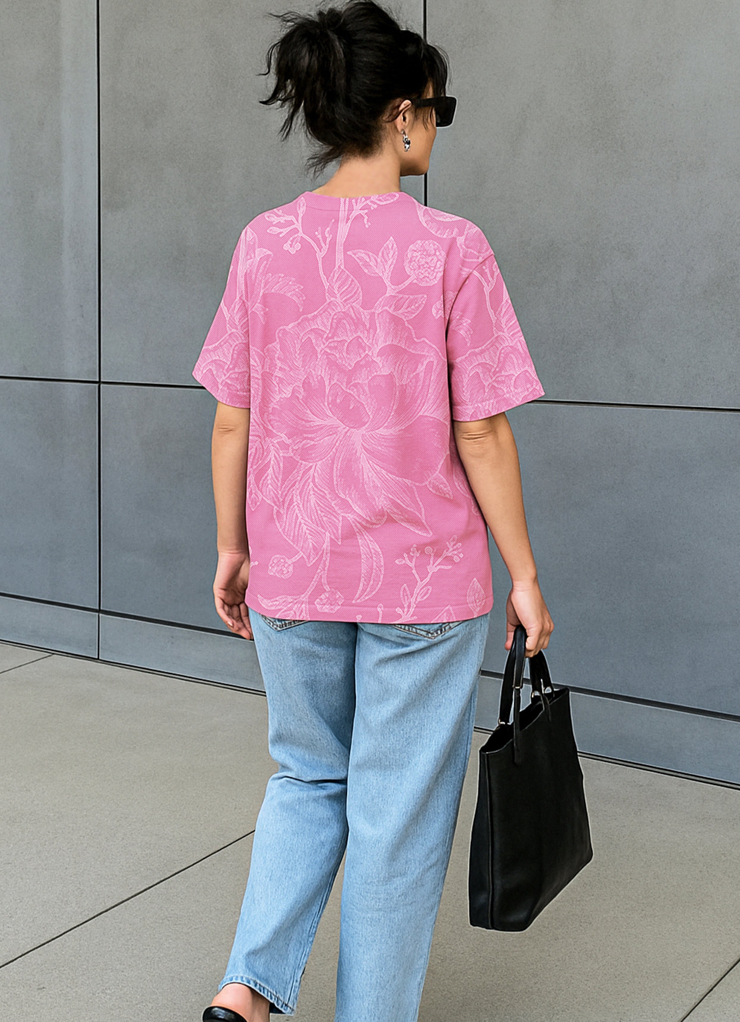 Lana Del Rey Pink Oversized T-shirt