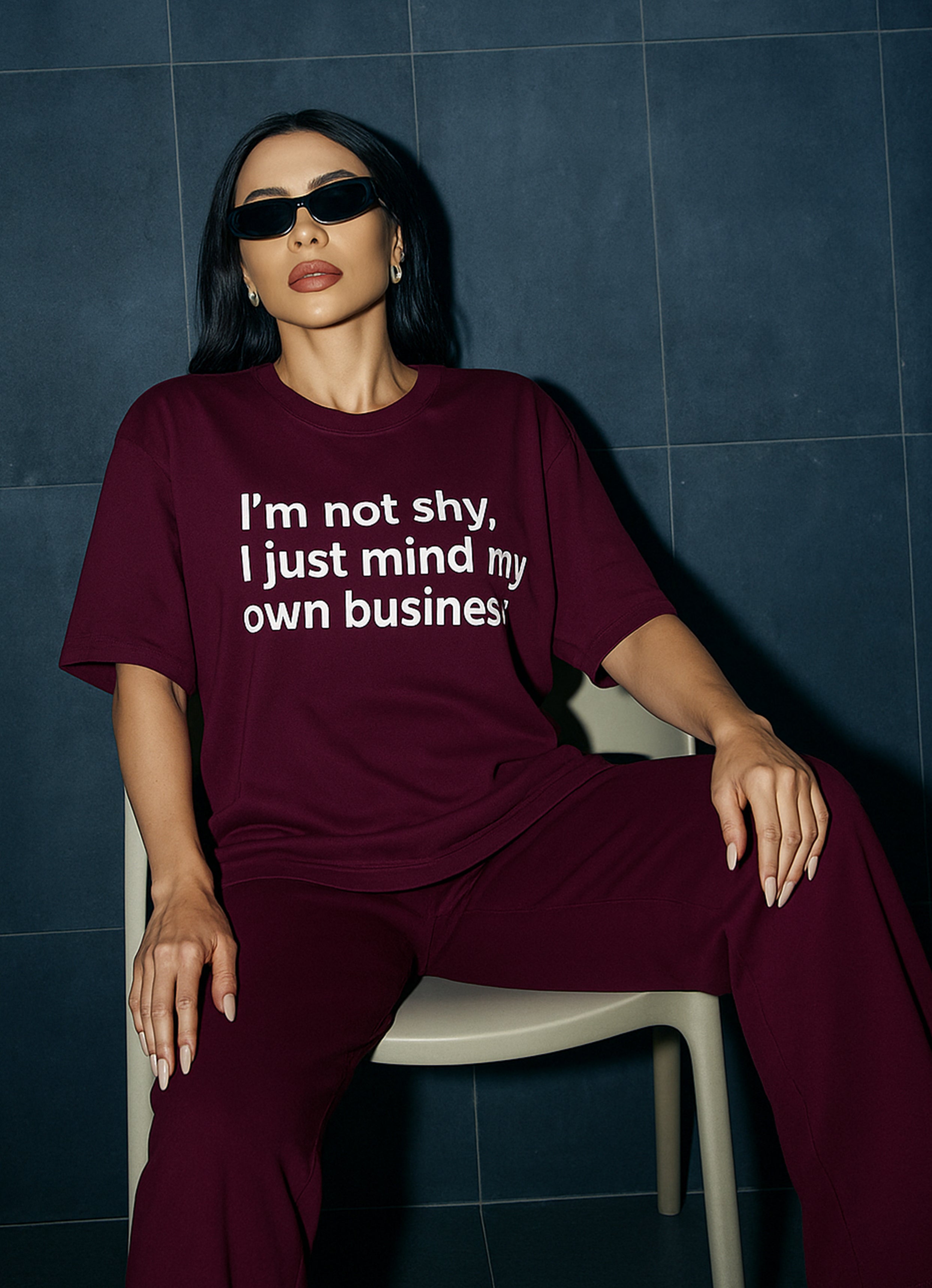 I'm not Shy Oversized Tshirt