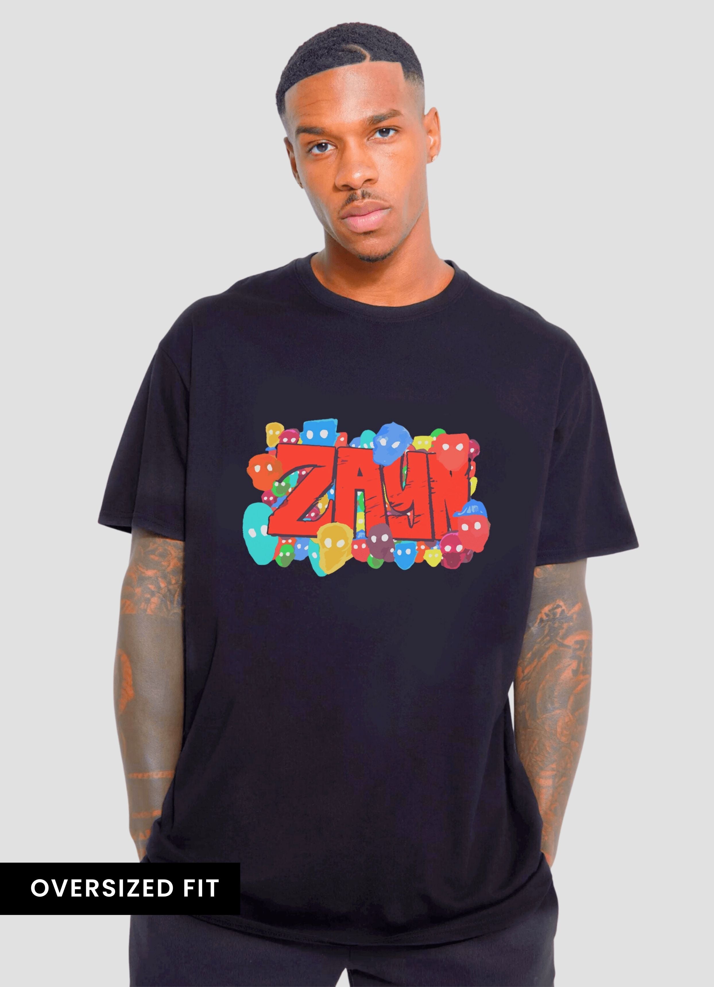 Zayn Nobody Is Listening Logo Oversized Tshirt