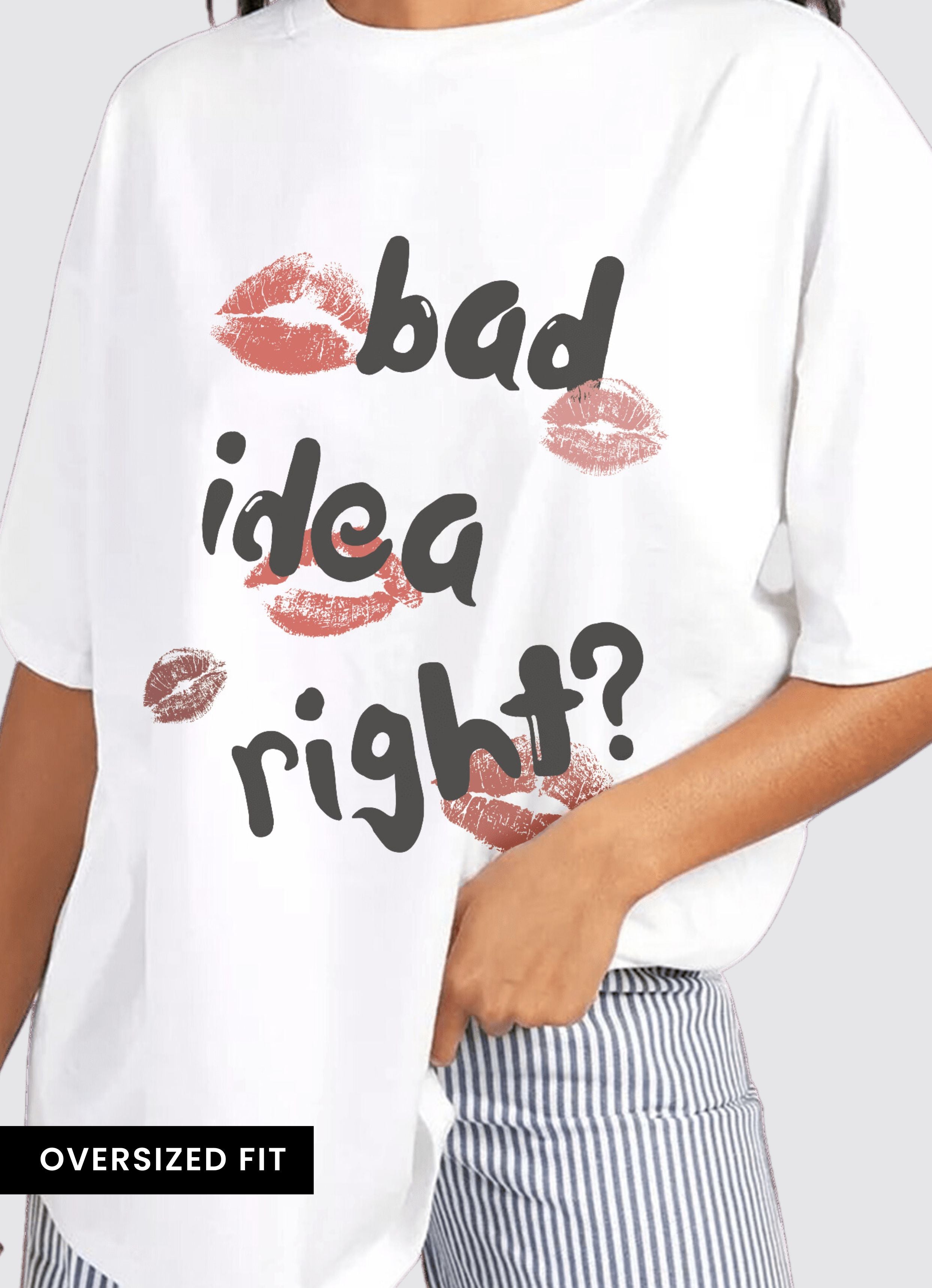 Olivia Rodrigo Bad Ideas Oversized Tshirt