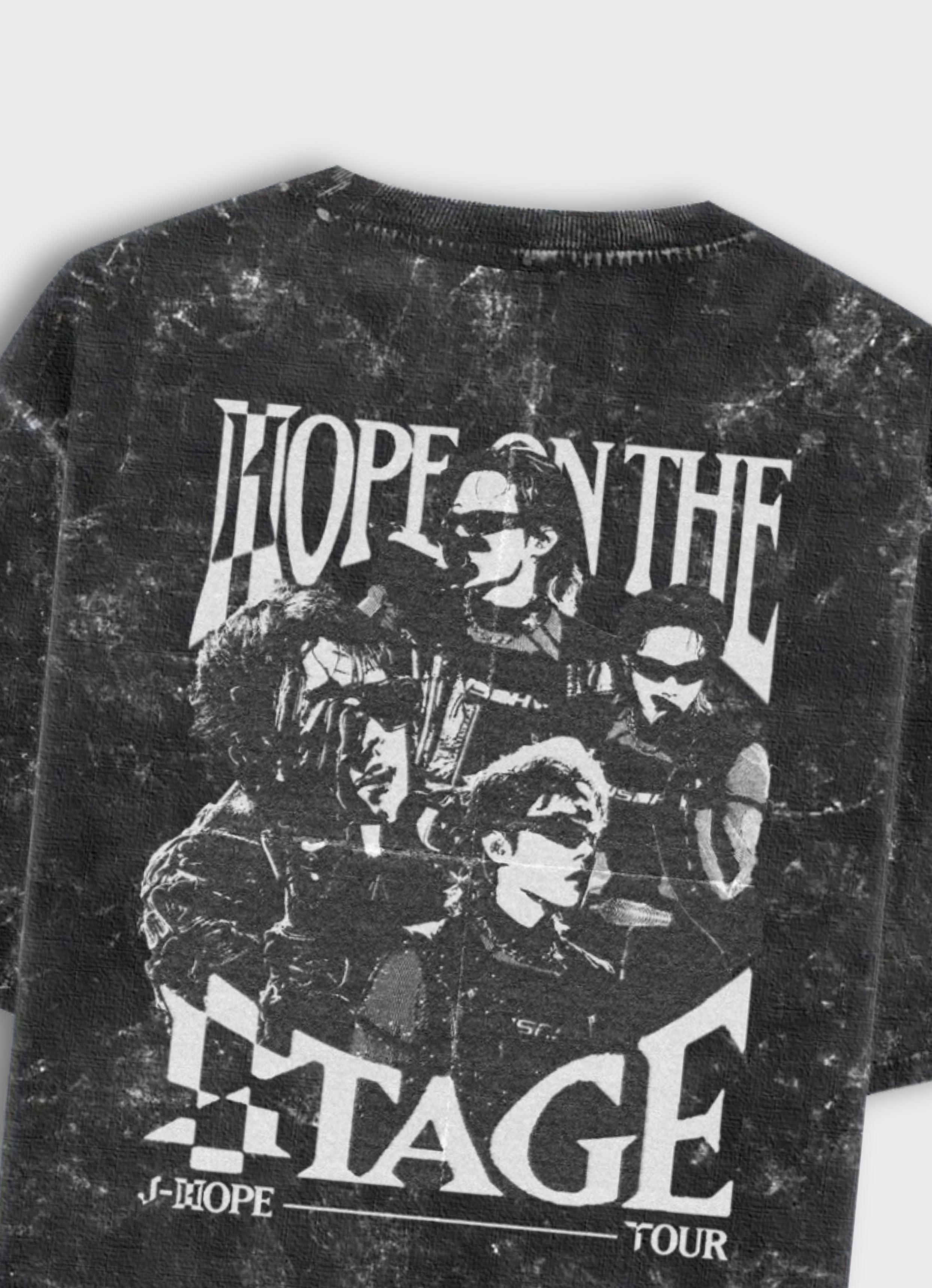 J-Hope H.O.T.S Acid Wash F&B Oversized Tshirt