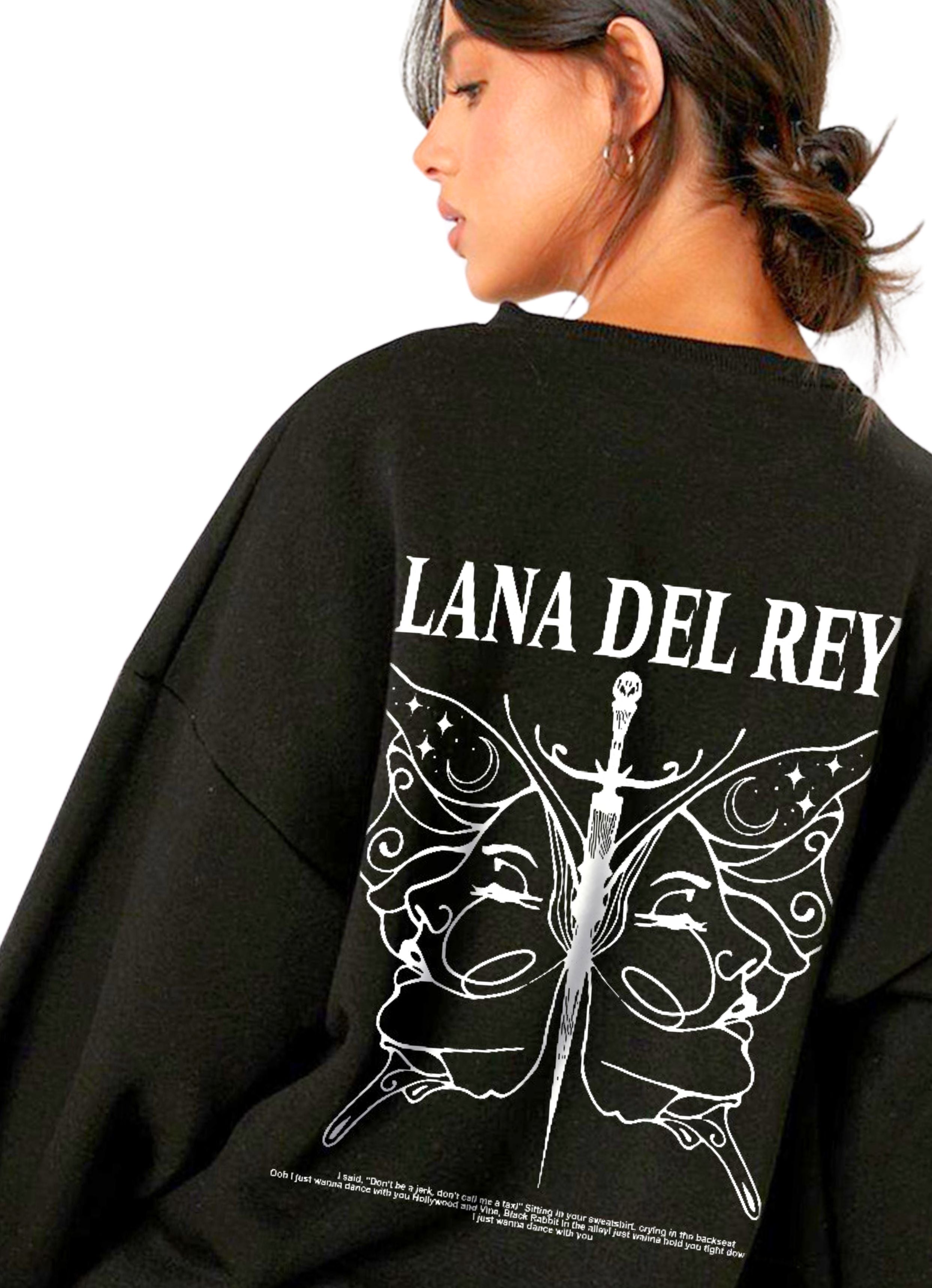 Lana Del Rey Butterfly Back Unisex Sweatshirt