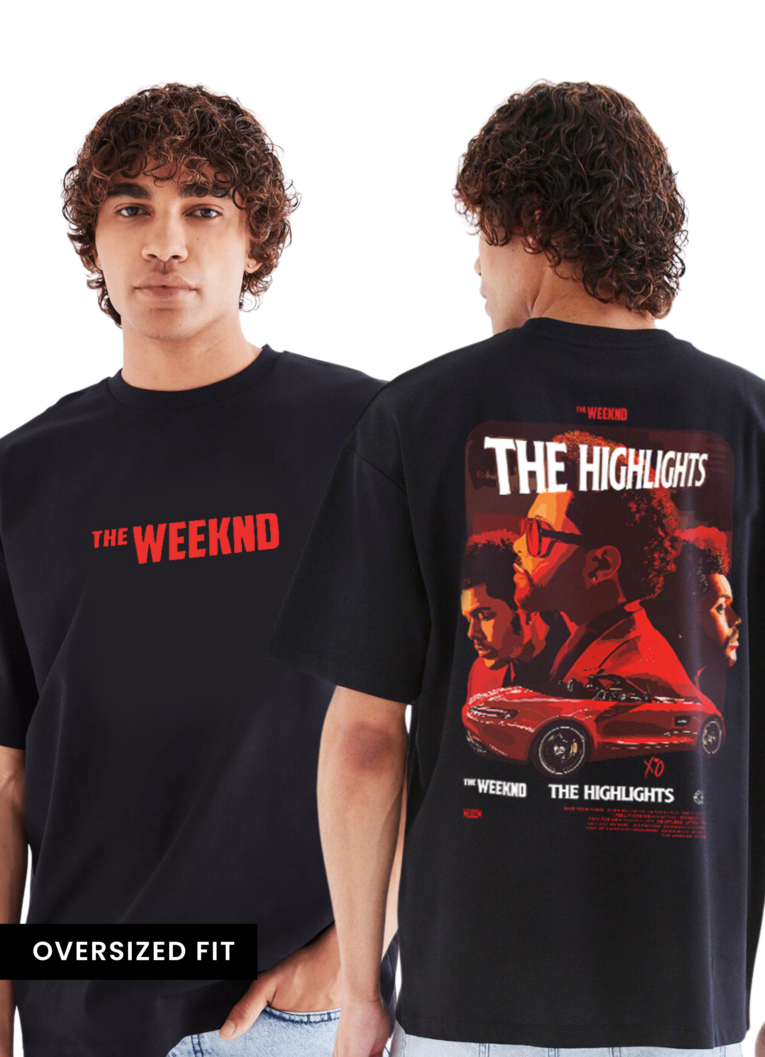 The Weeknd The Highlights F&B Oversized Unisex Tshirt