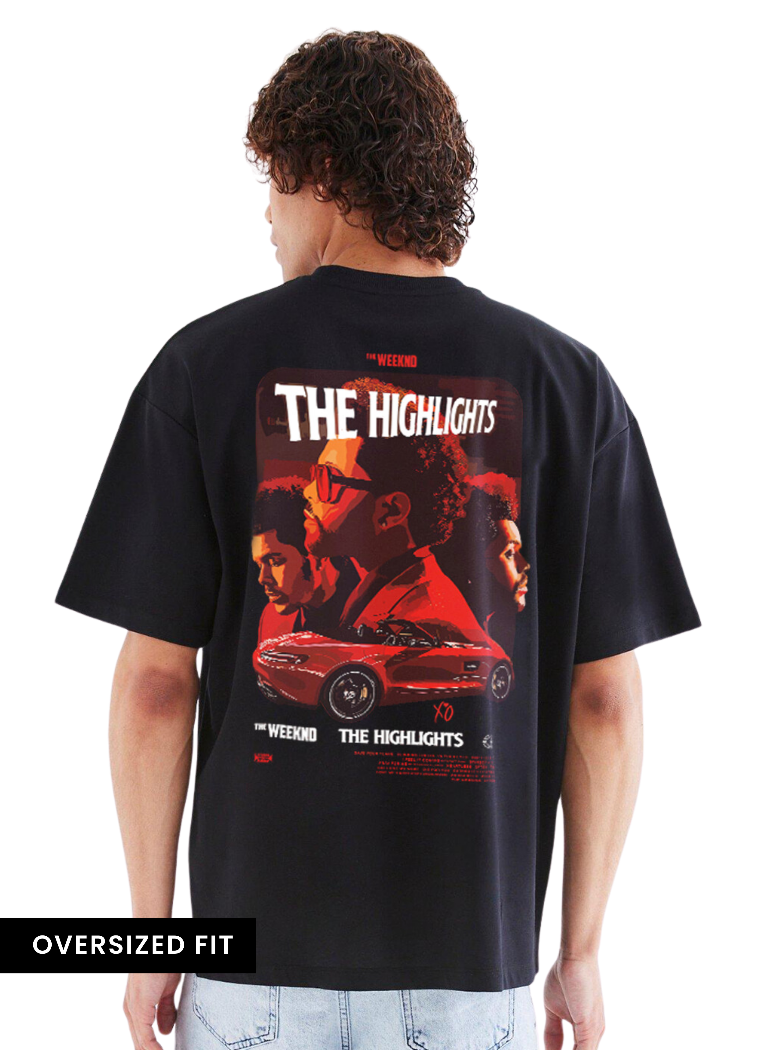 The Weeknd The Highlights F&B Oversized Tshirt