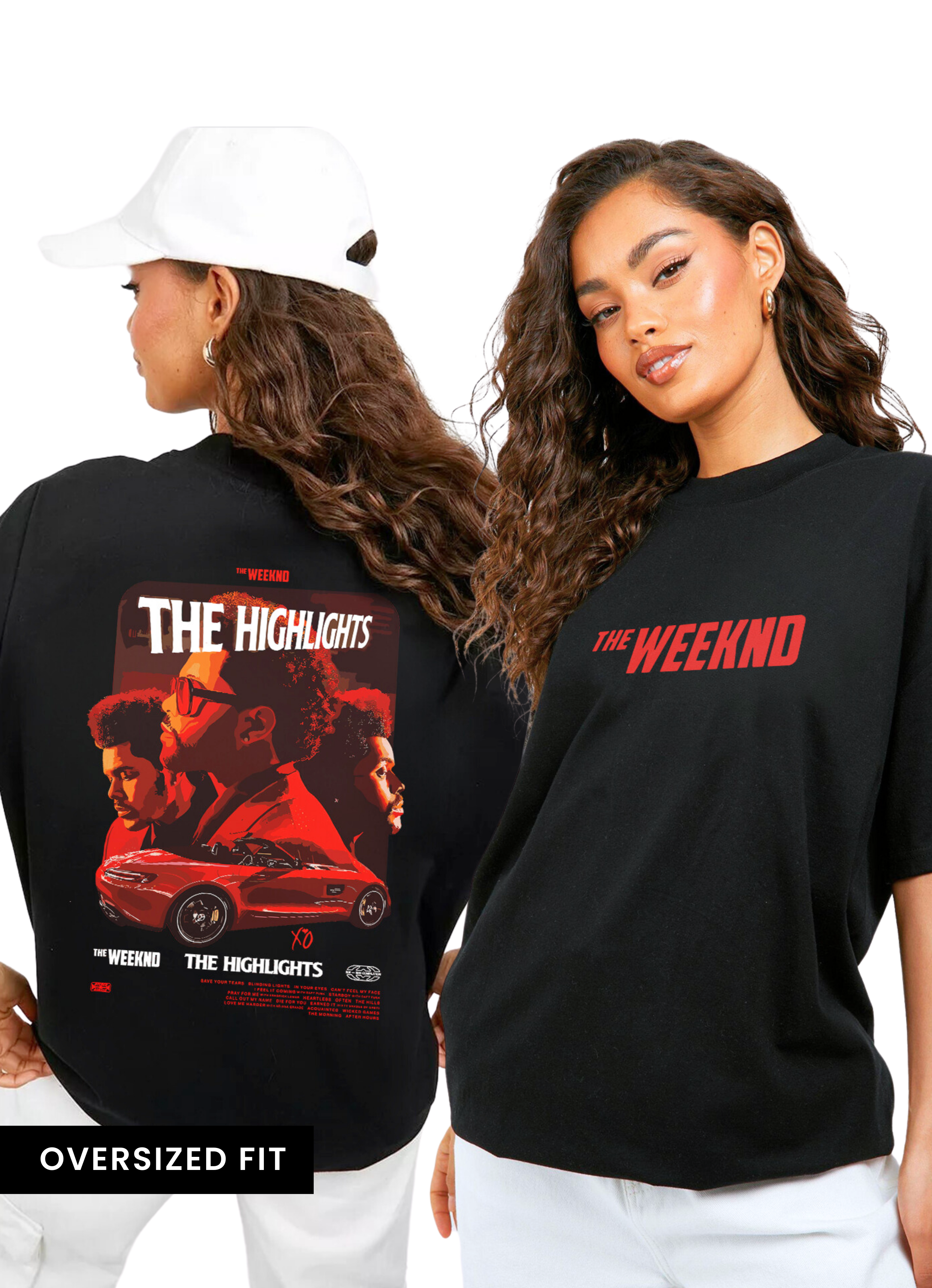 The Weeknd The Highlights F&B Oversized Tshirt