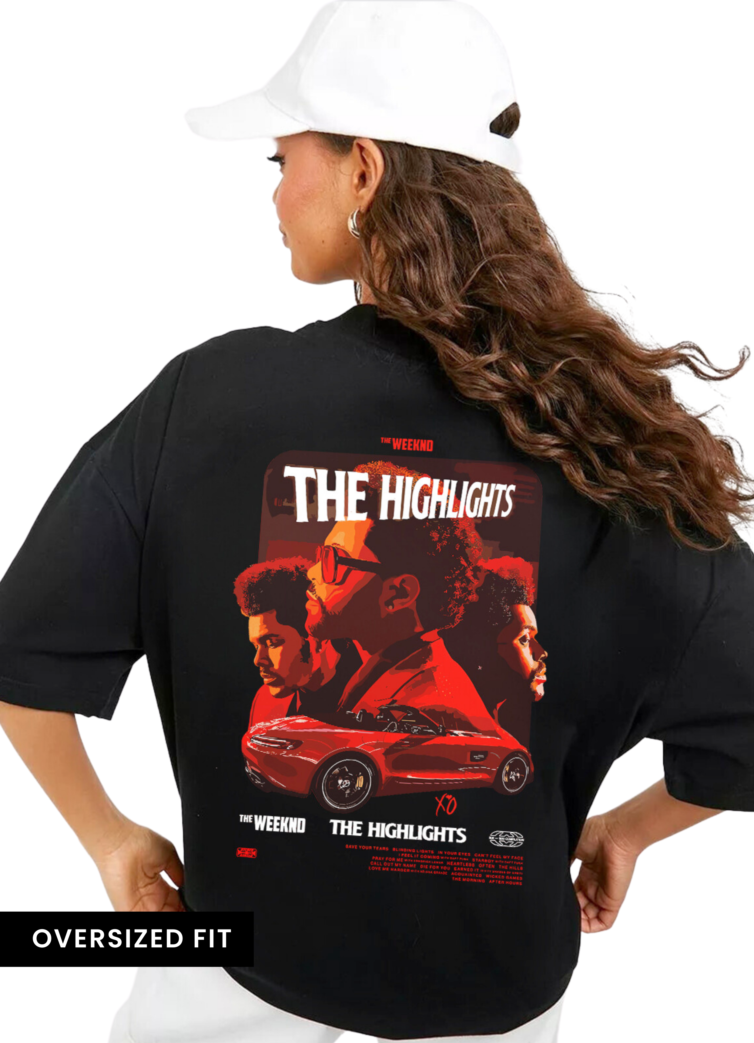 The Weeknd The Highlights F&B Oversized Tshirt