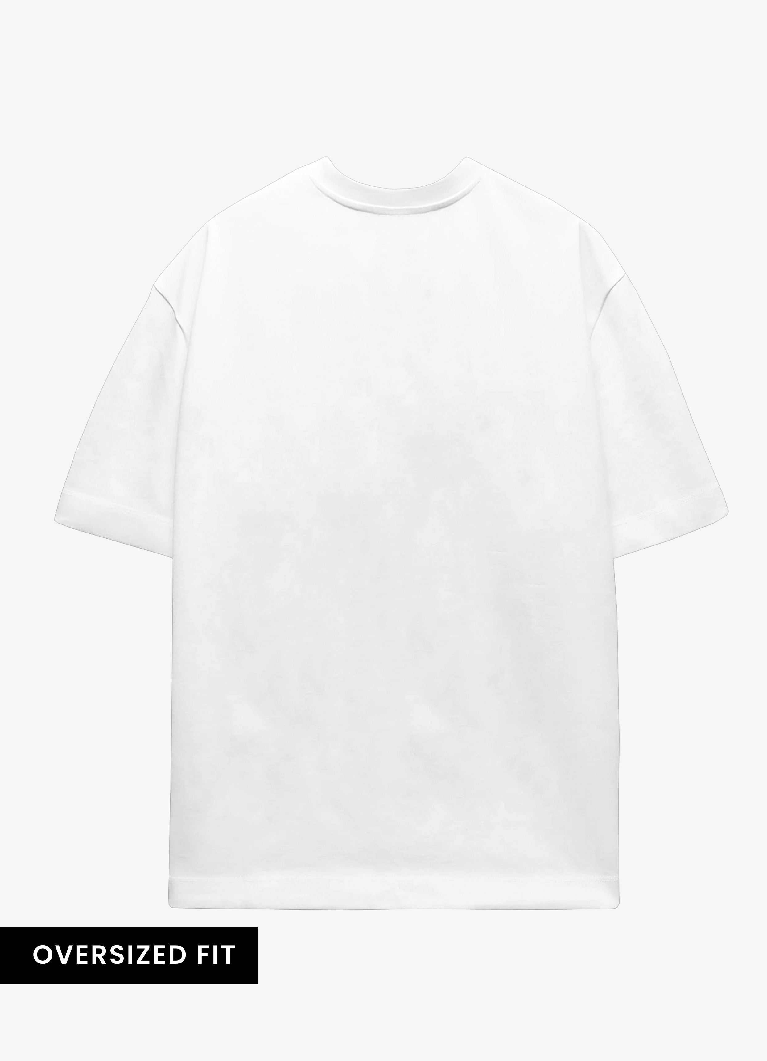 Weeknd Blinding Lights White Oversized Tshirt