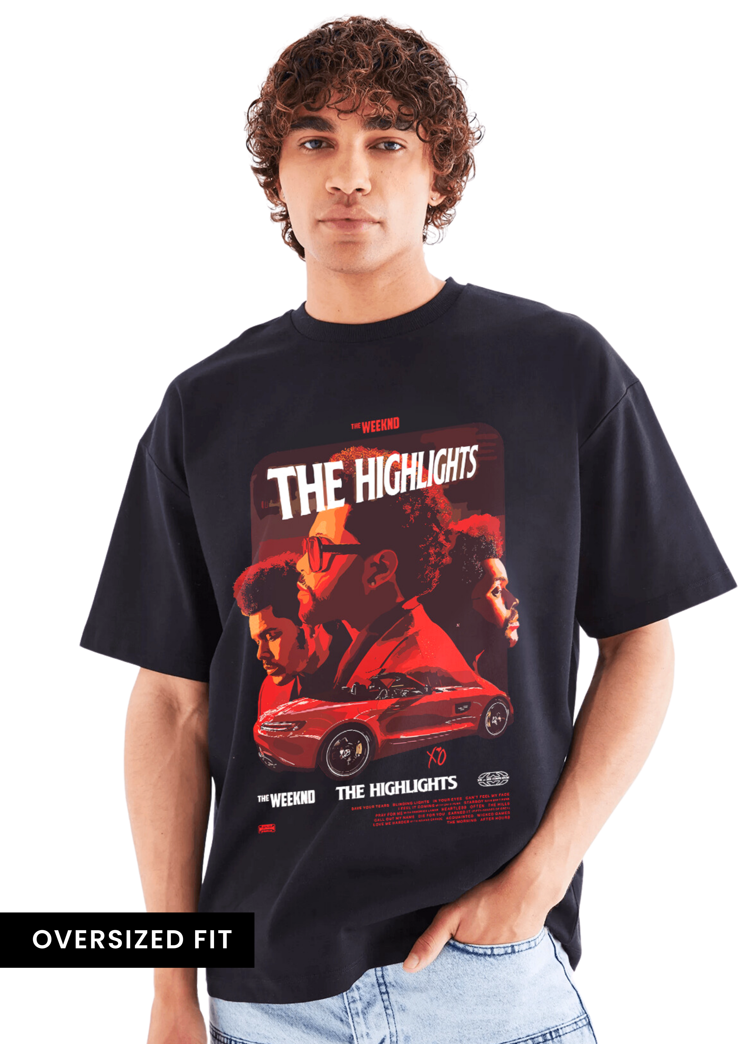 The Weeknd The Highlights Oversized Tshirt