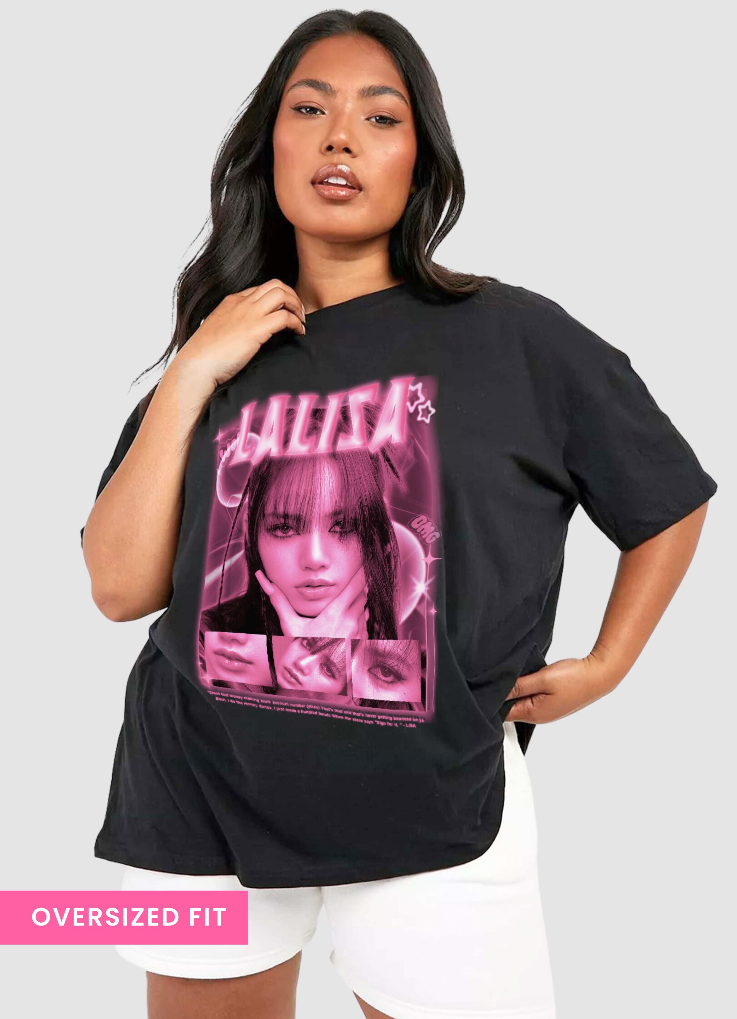 Lalisa Bias Oversized Unisex T-shirt