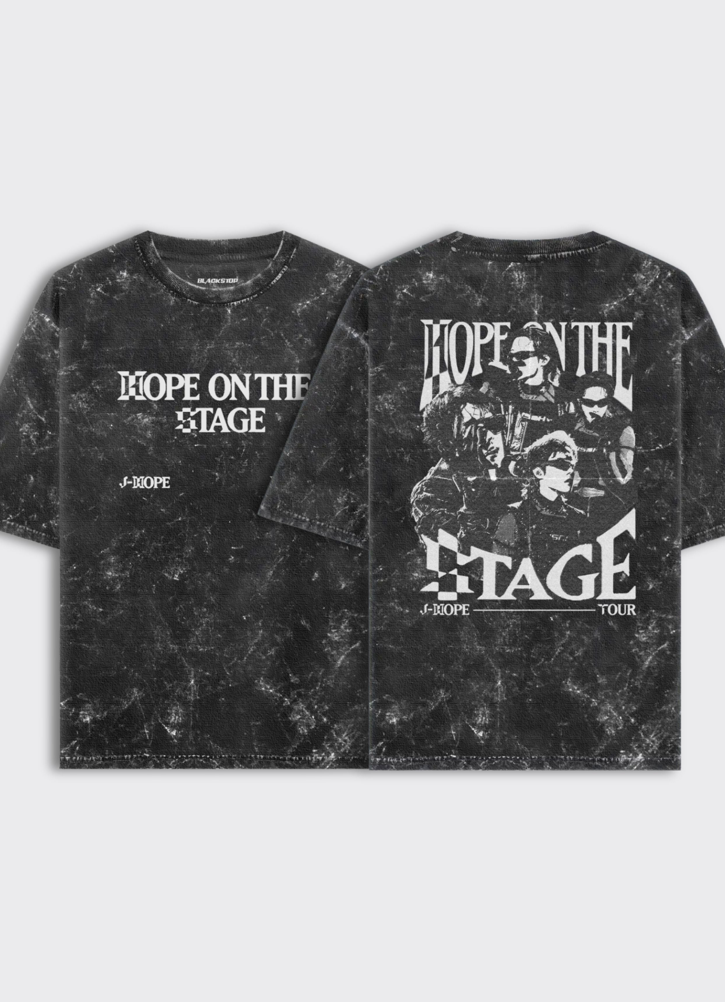 J-Hope H.O.T.S Acid Wash F&B Oversized Tshirt