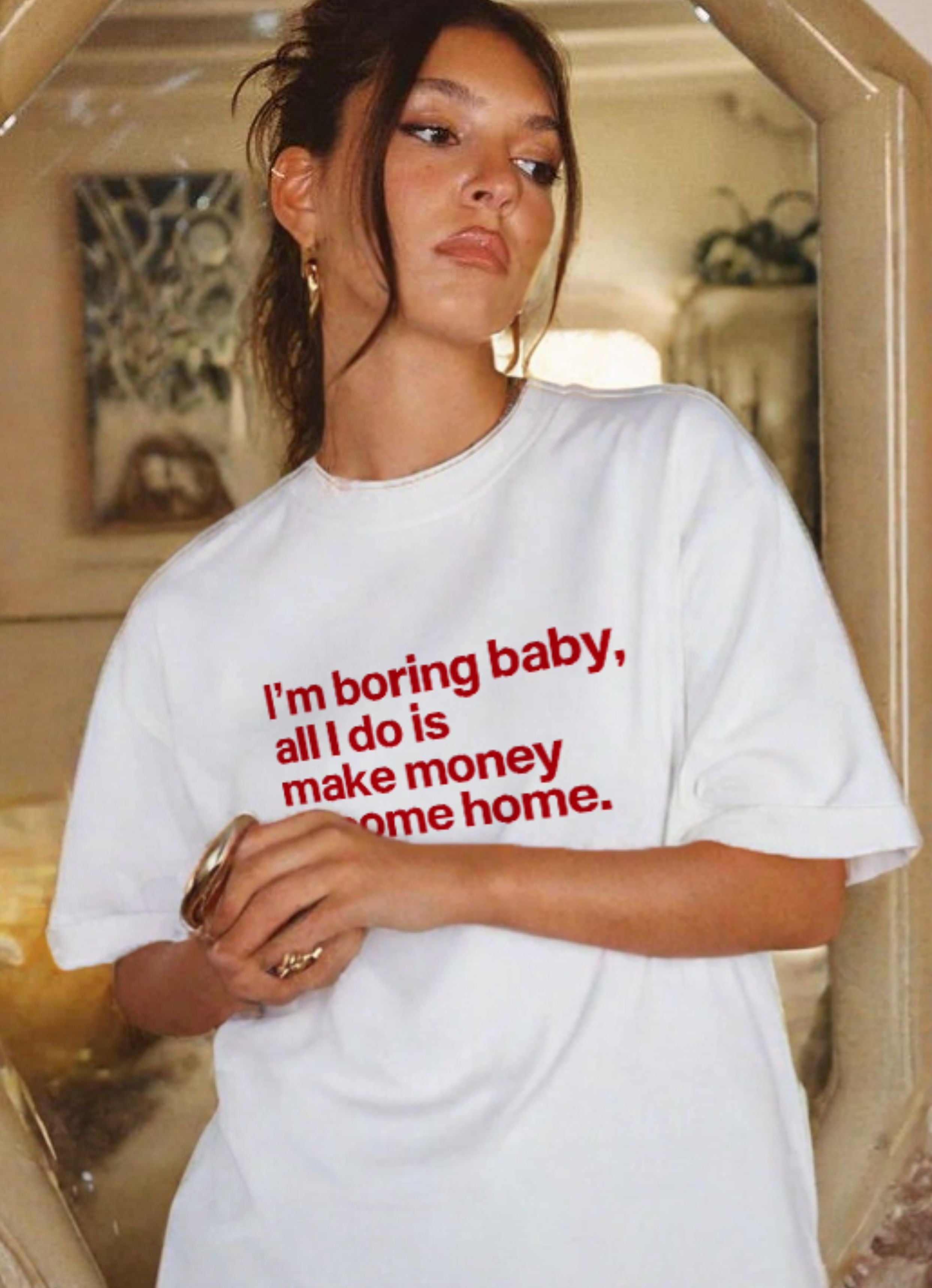 I'm Bored Baby Oversized Tshirt