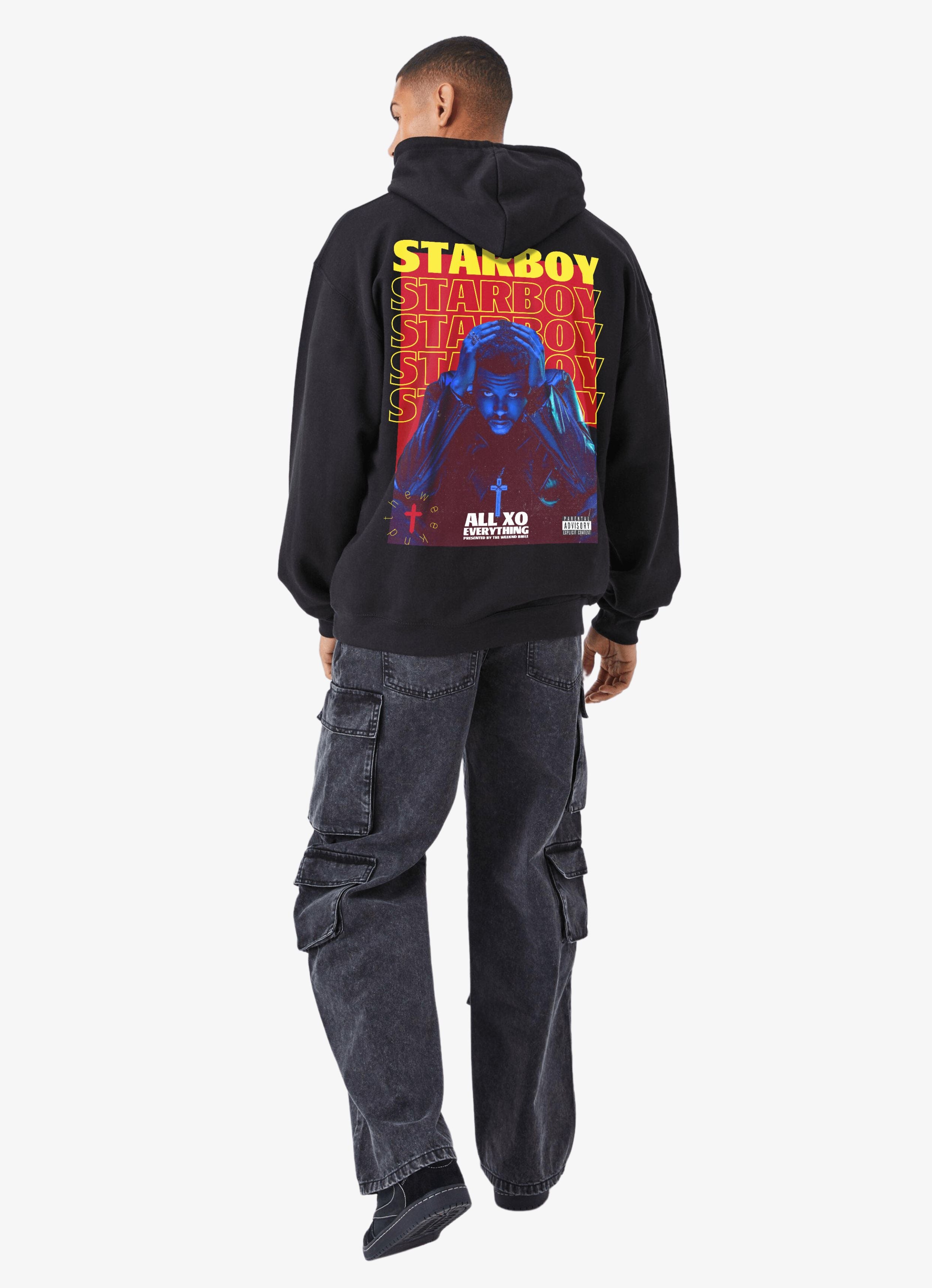 Weeknd Starboy Back Hoodie