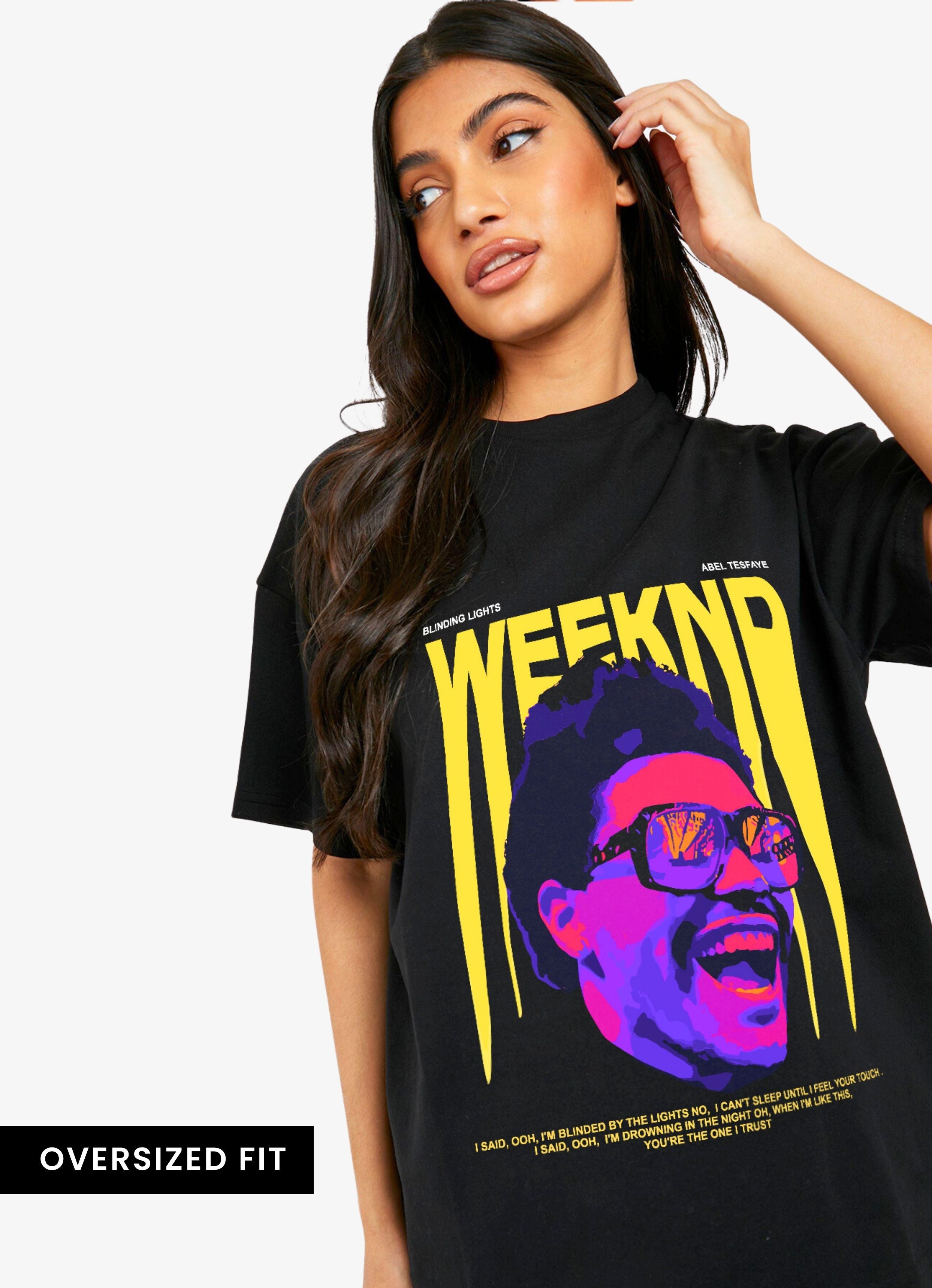 The Weeknd Front Oversized Tshirt