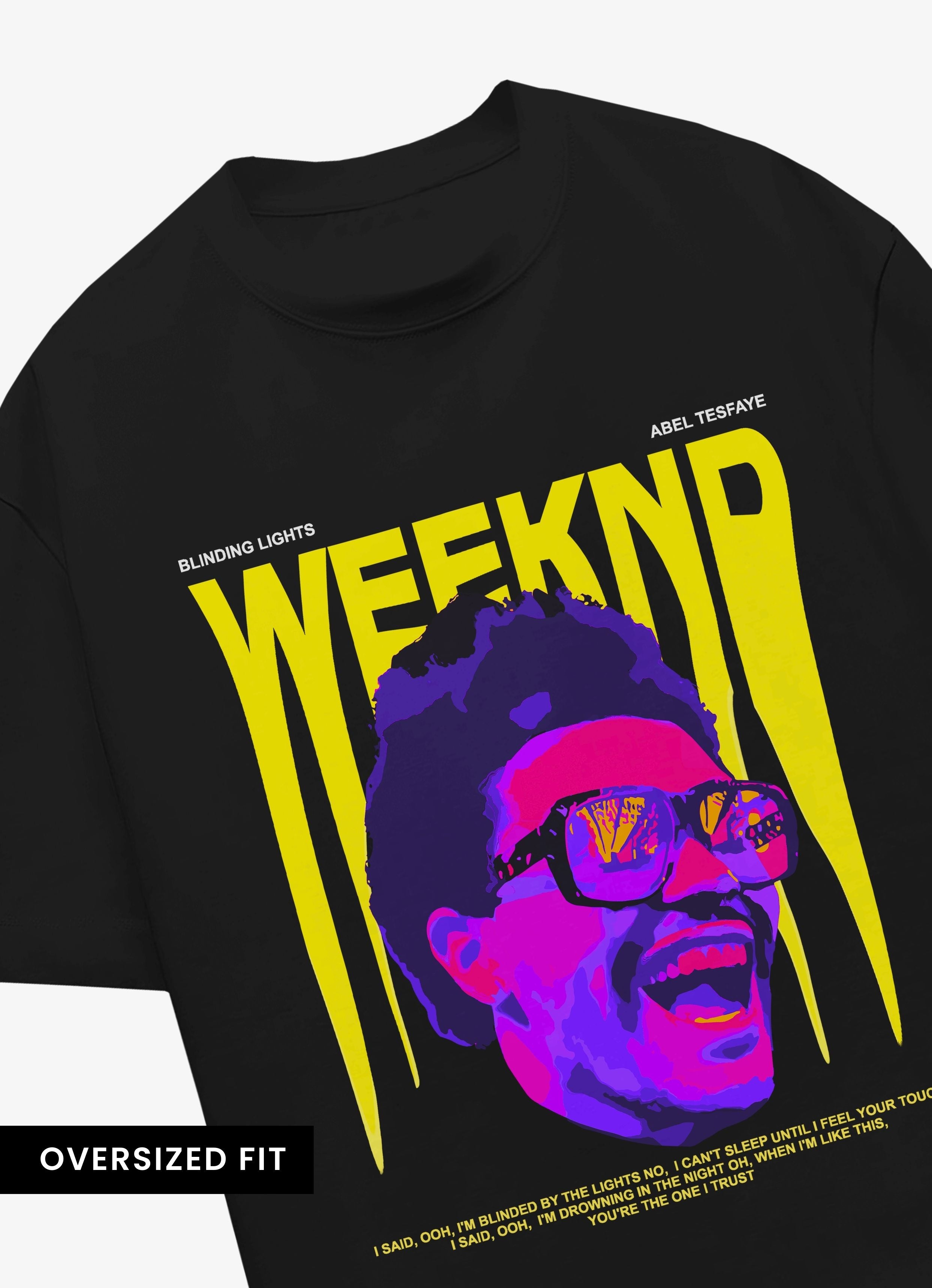 The Weeknd Front Oversized Tshirt