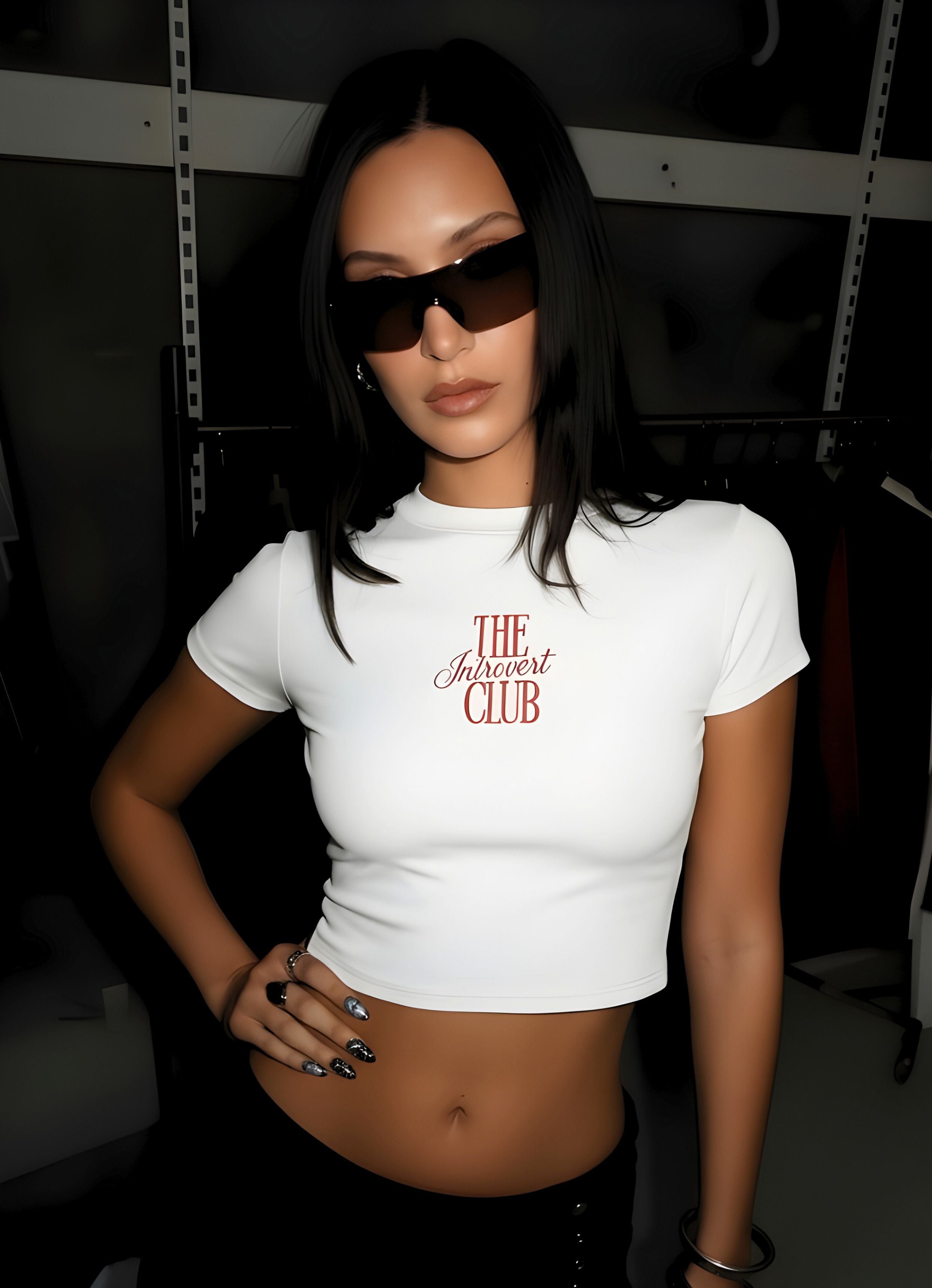 Introvert Club Baby Tee