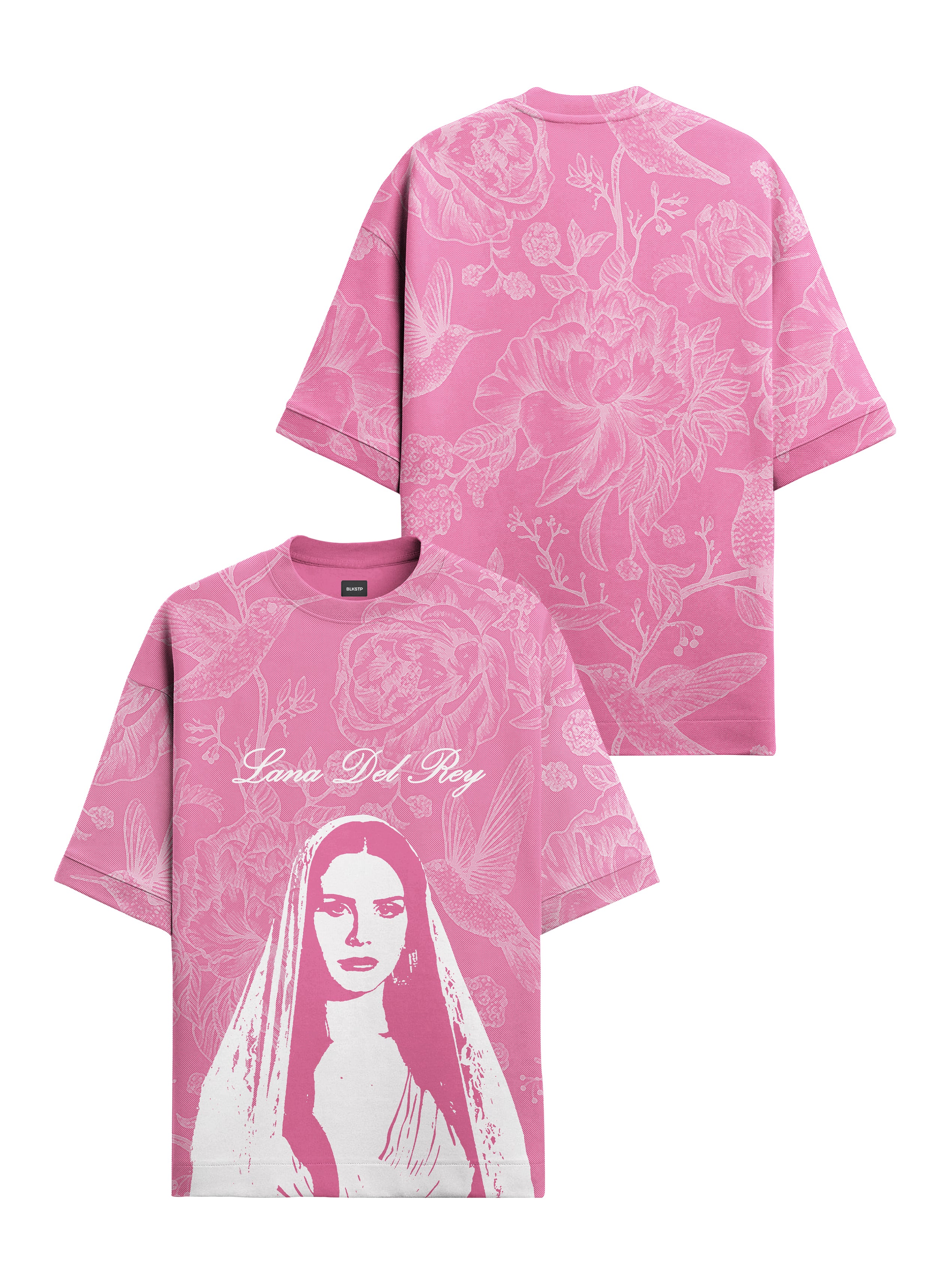Lana Del Rey Pink Oversized T-shirt