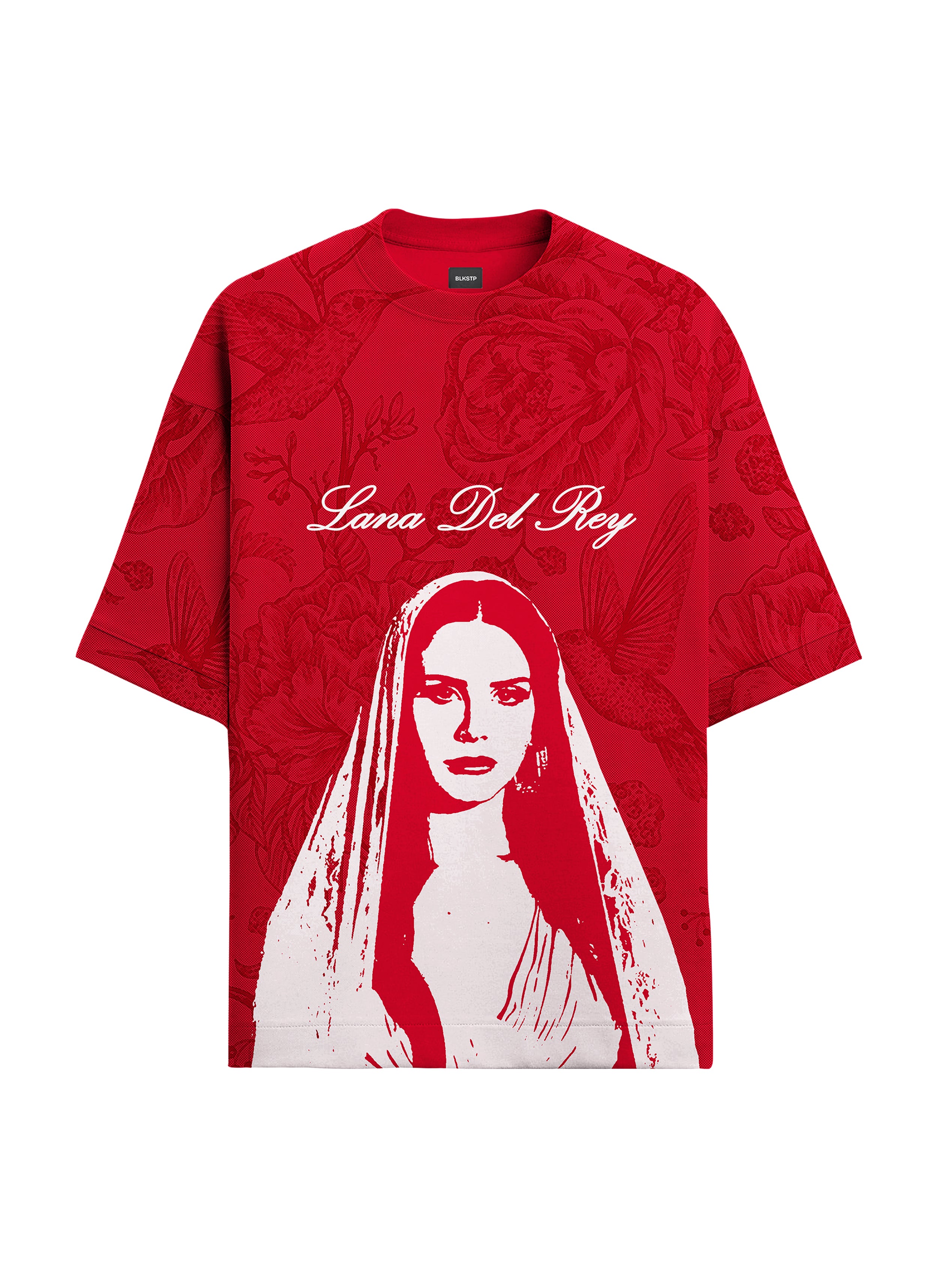 Lana Del Rey Red Oversized T-shirt
