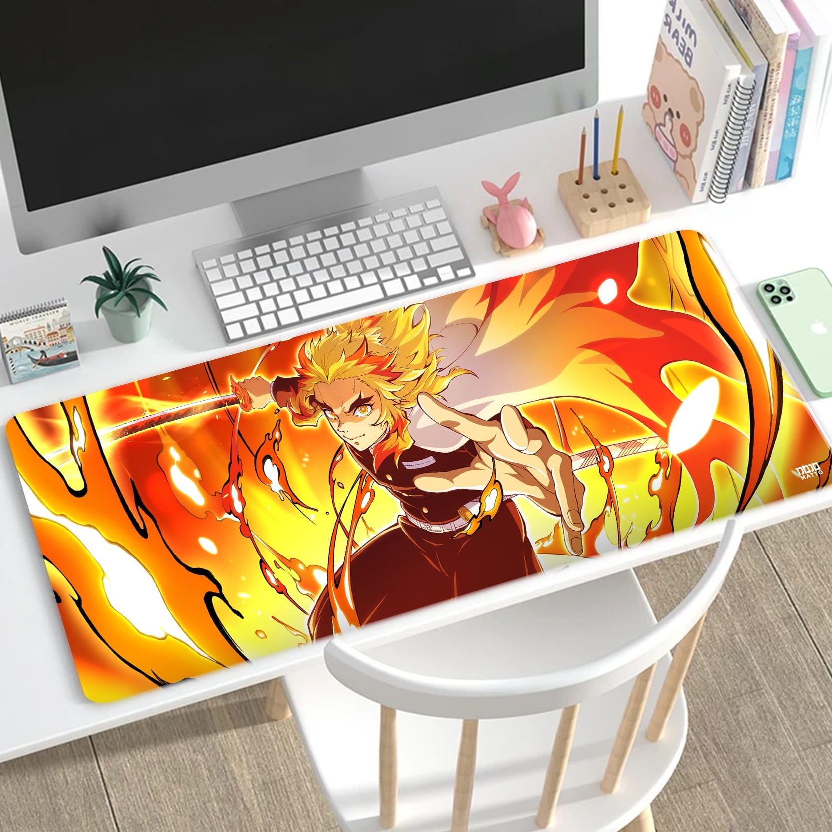 Rengoku Deskmat