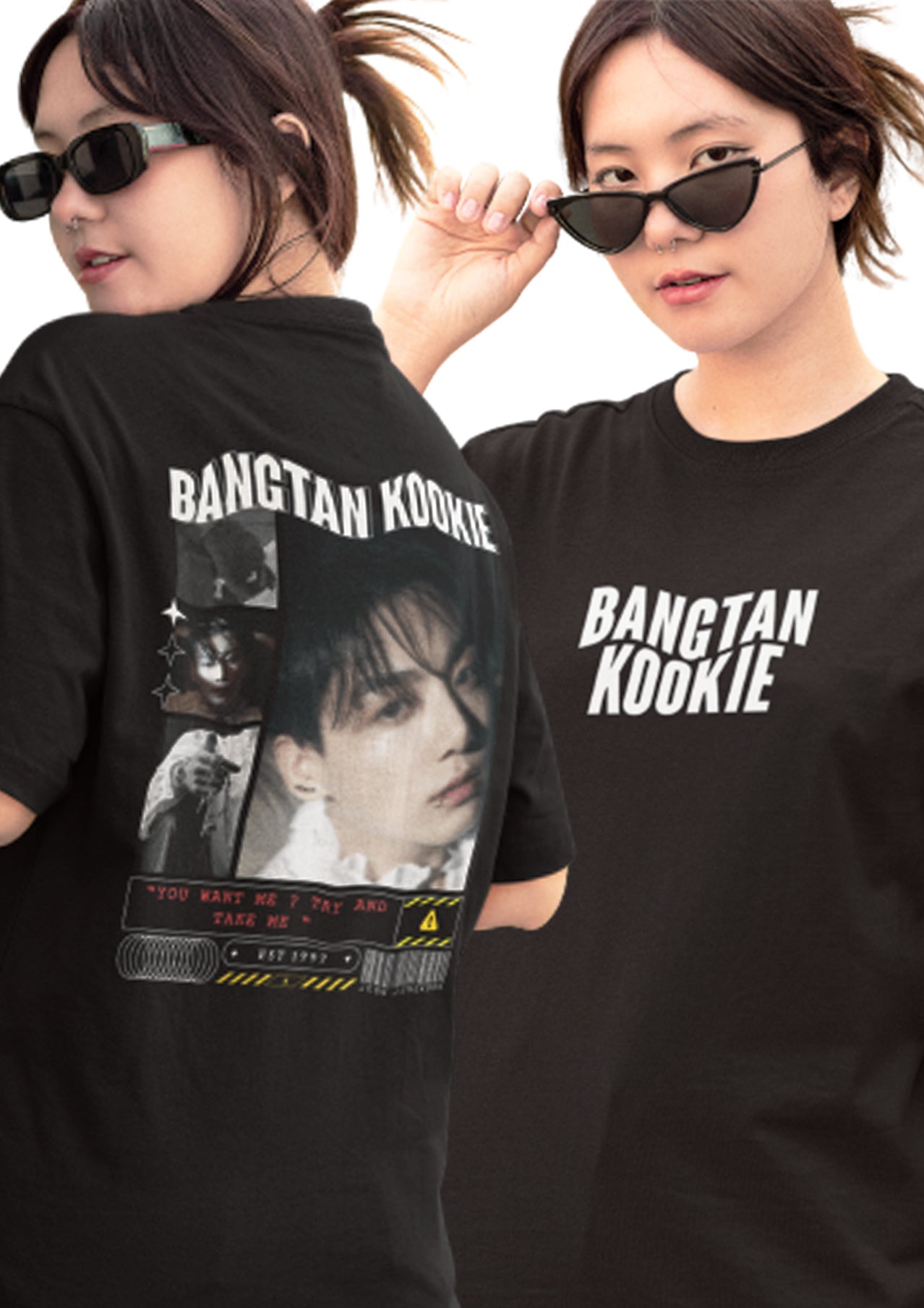 Bangtan Kookie F&B Oversized Tshirt