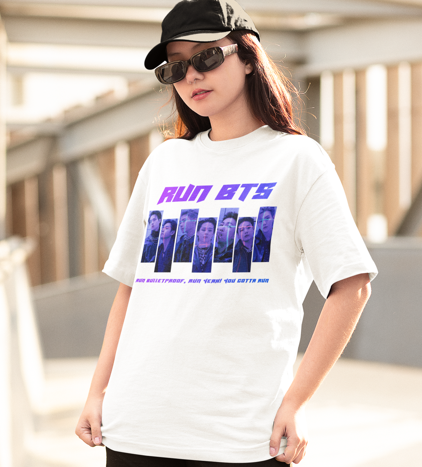 Run BTS Unisex Tshirt
