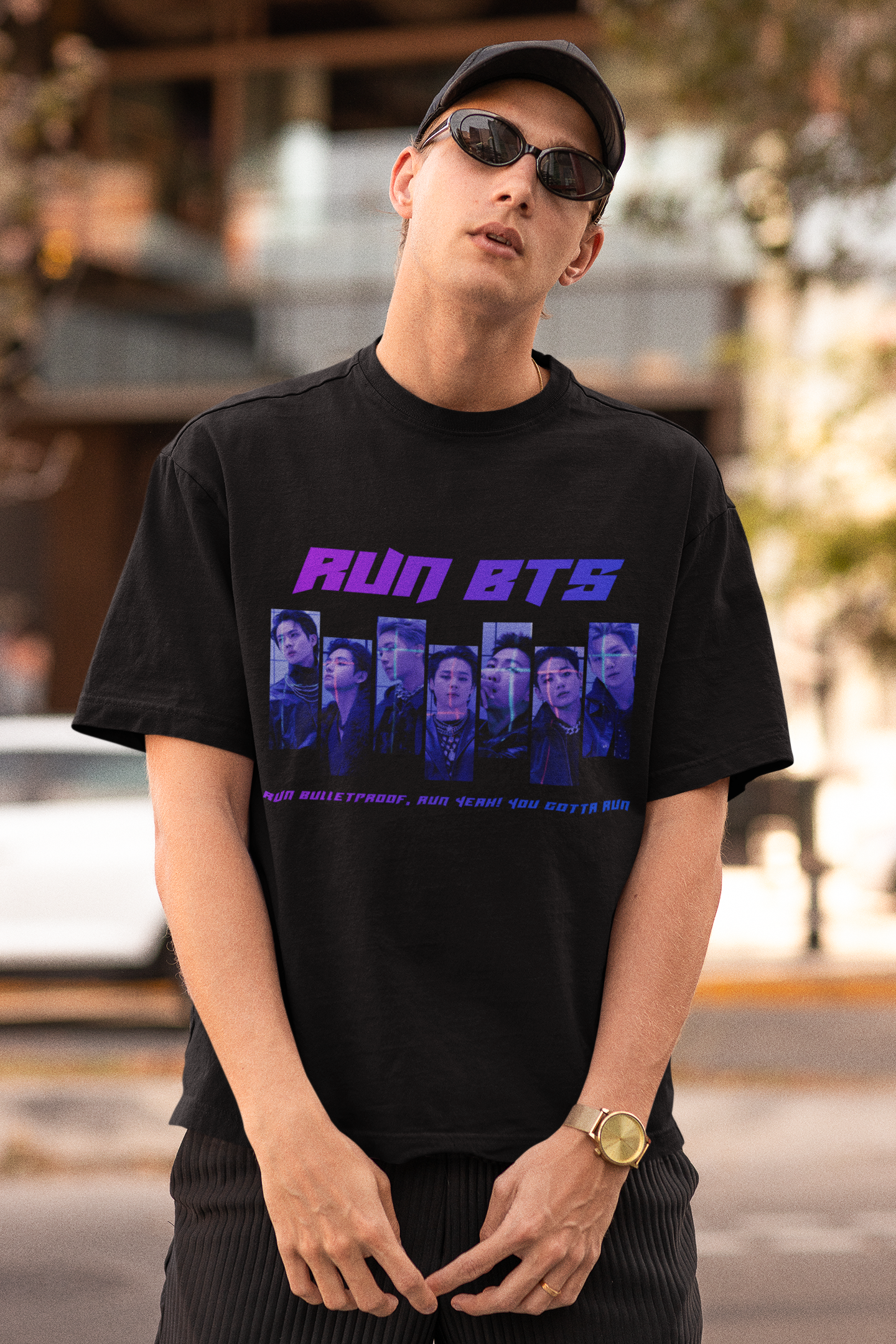 Run BTS Unisex Tshirt