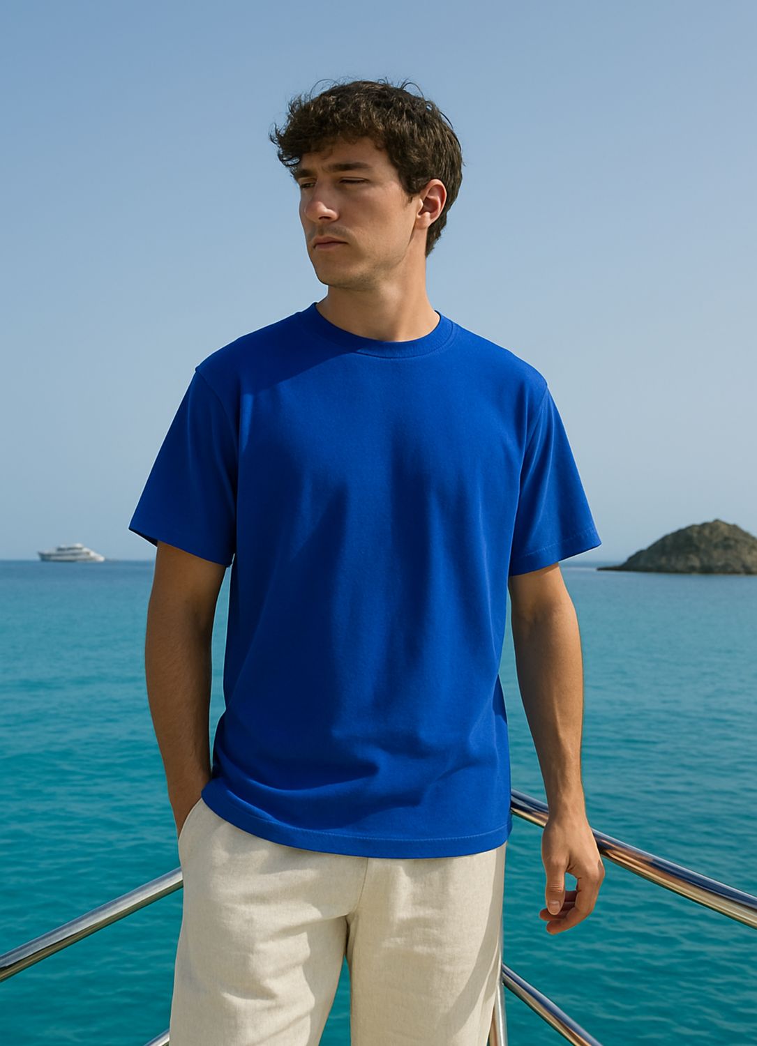 Need Money For Porsche Blue Oversized T-shirt