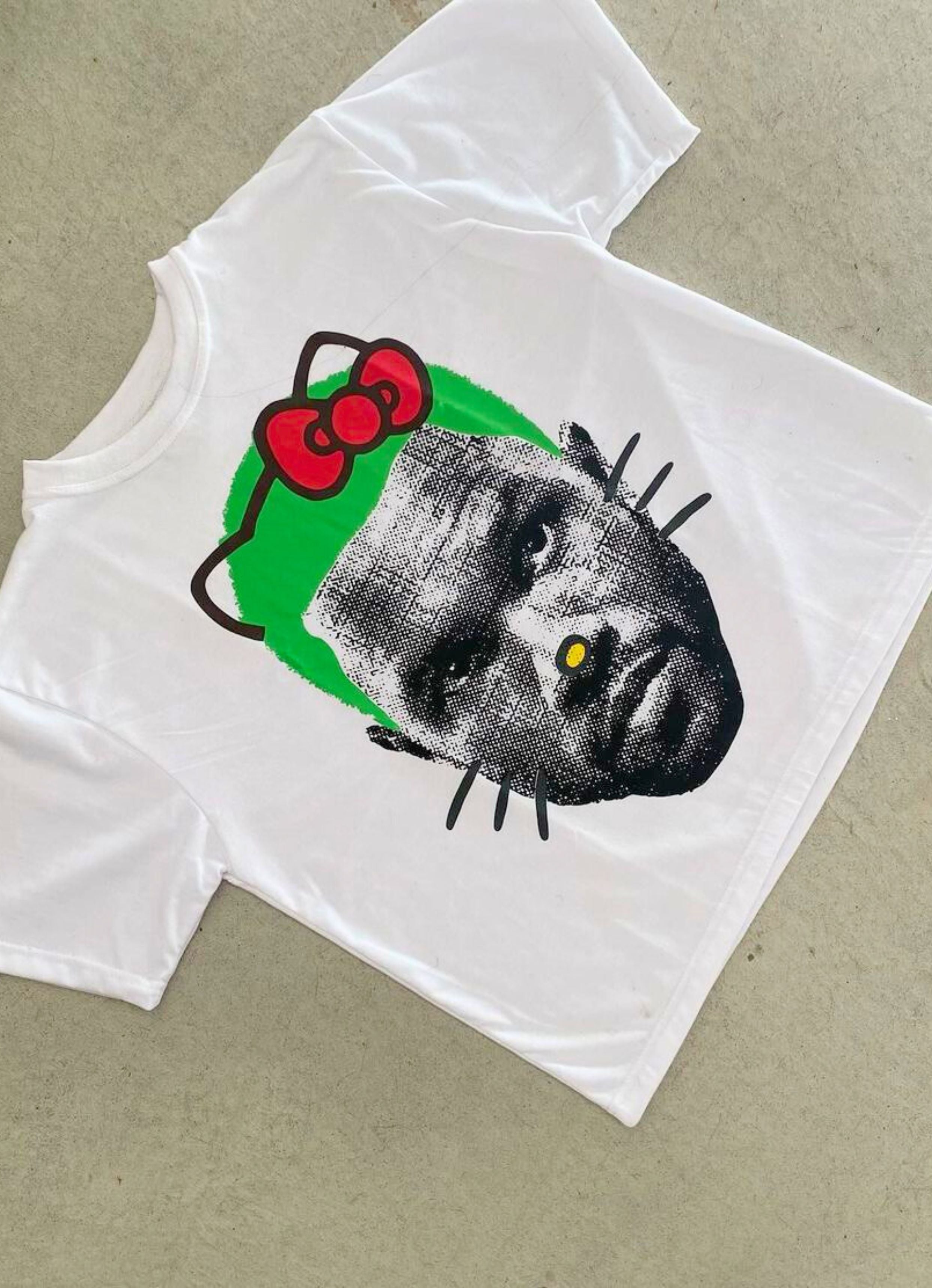 Frank ocean Green Kitty Oversized Tshirt