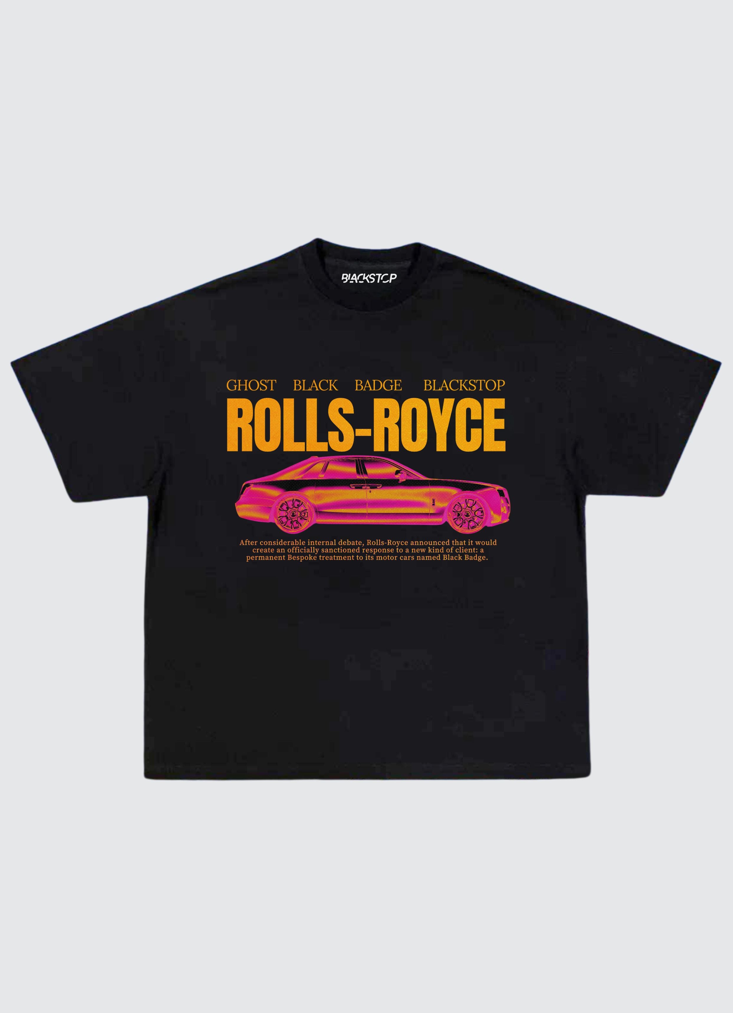 Rolls-Royce Ver 2 Black Oversized T-shirt