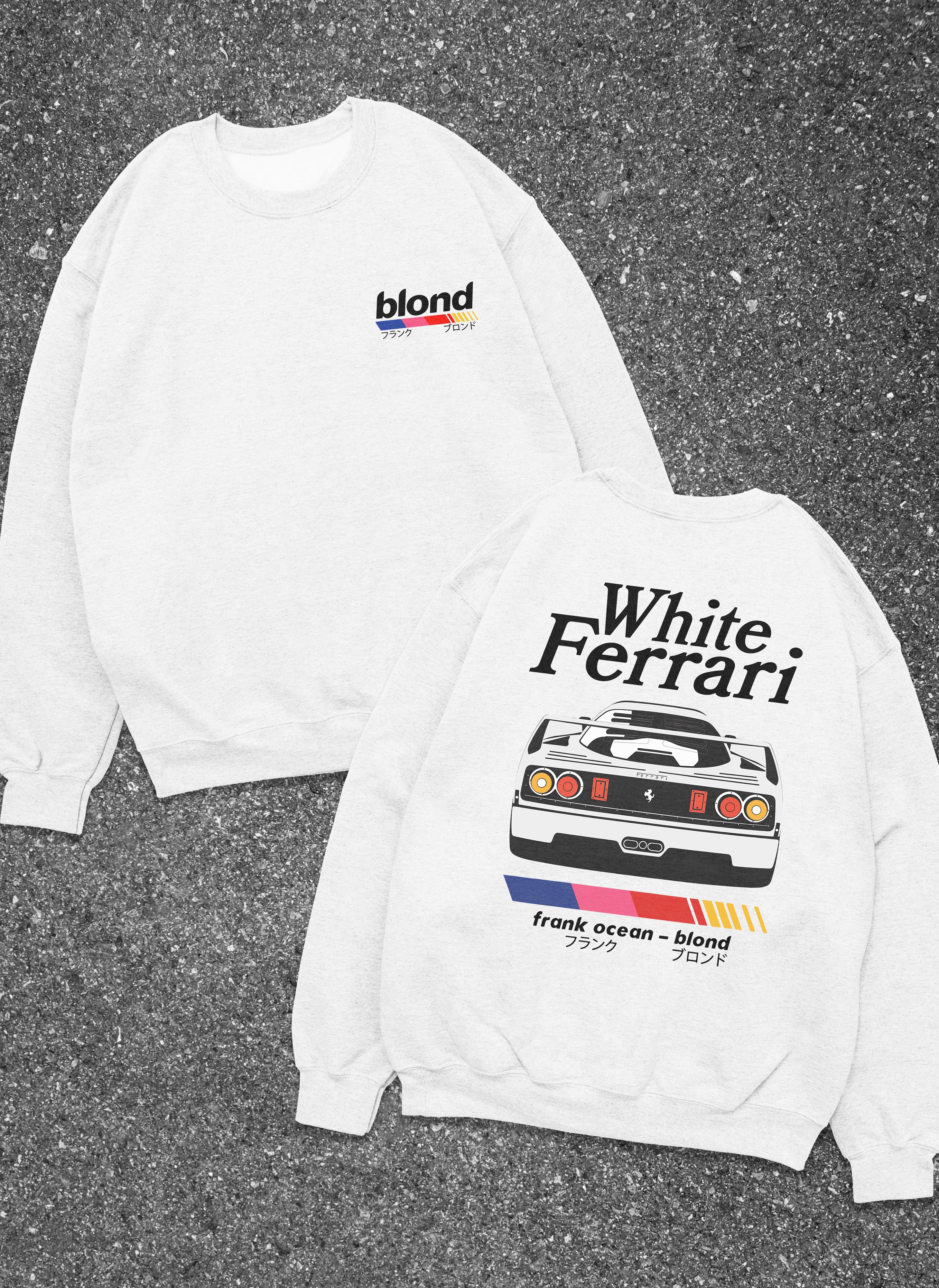 Blonde Ferrari F&B White Sweatshirt