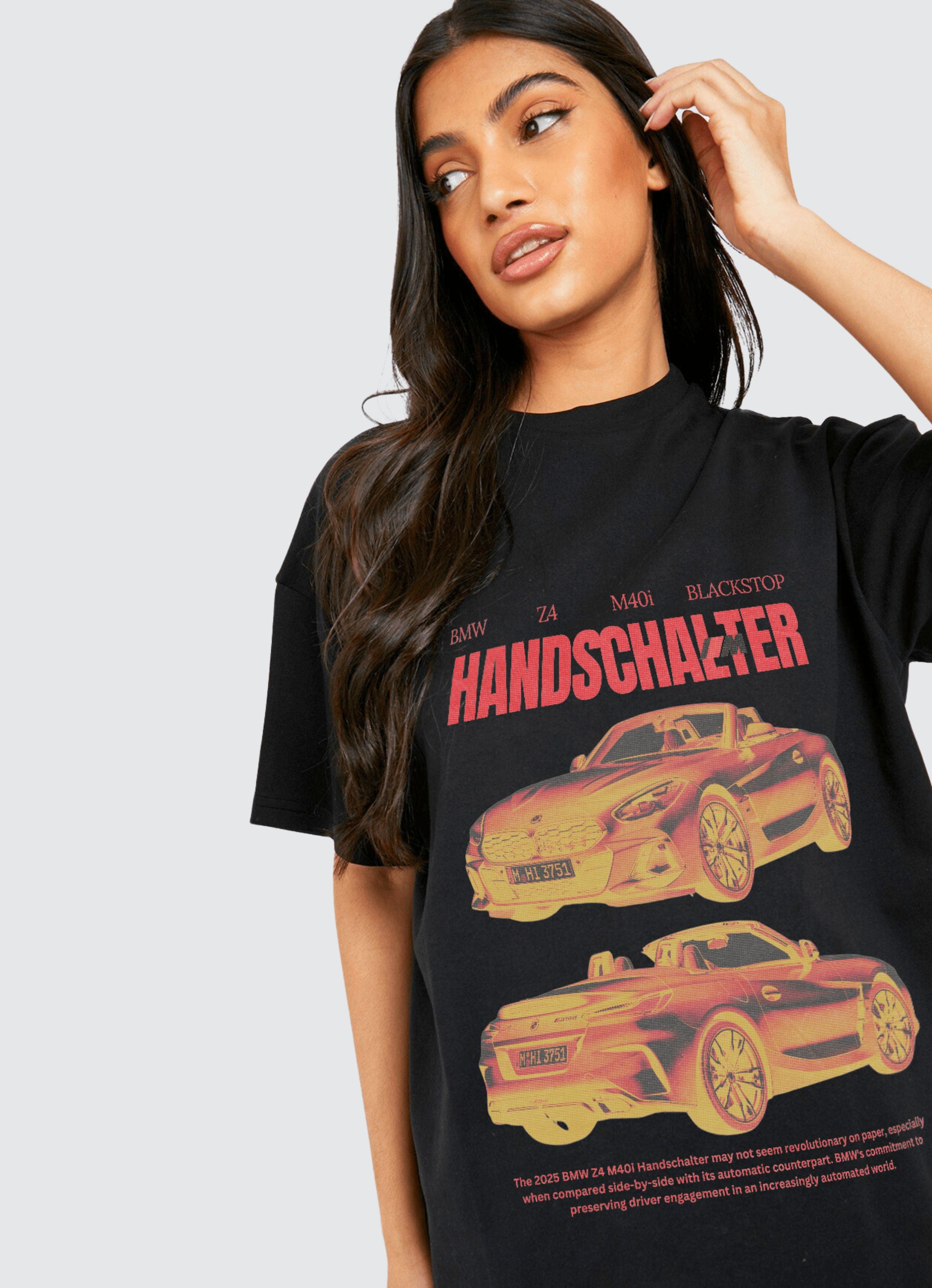 Bmw Handschalter V2 Oversized T-shirt