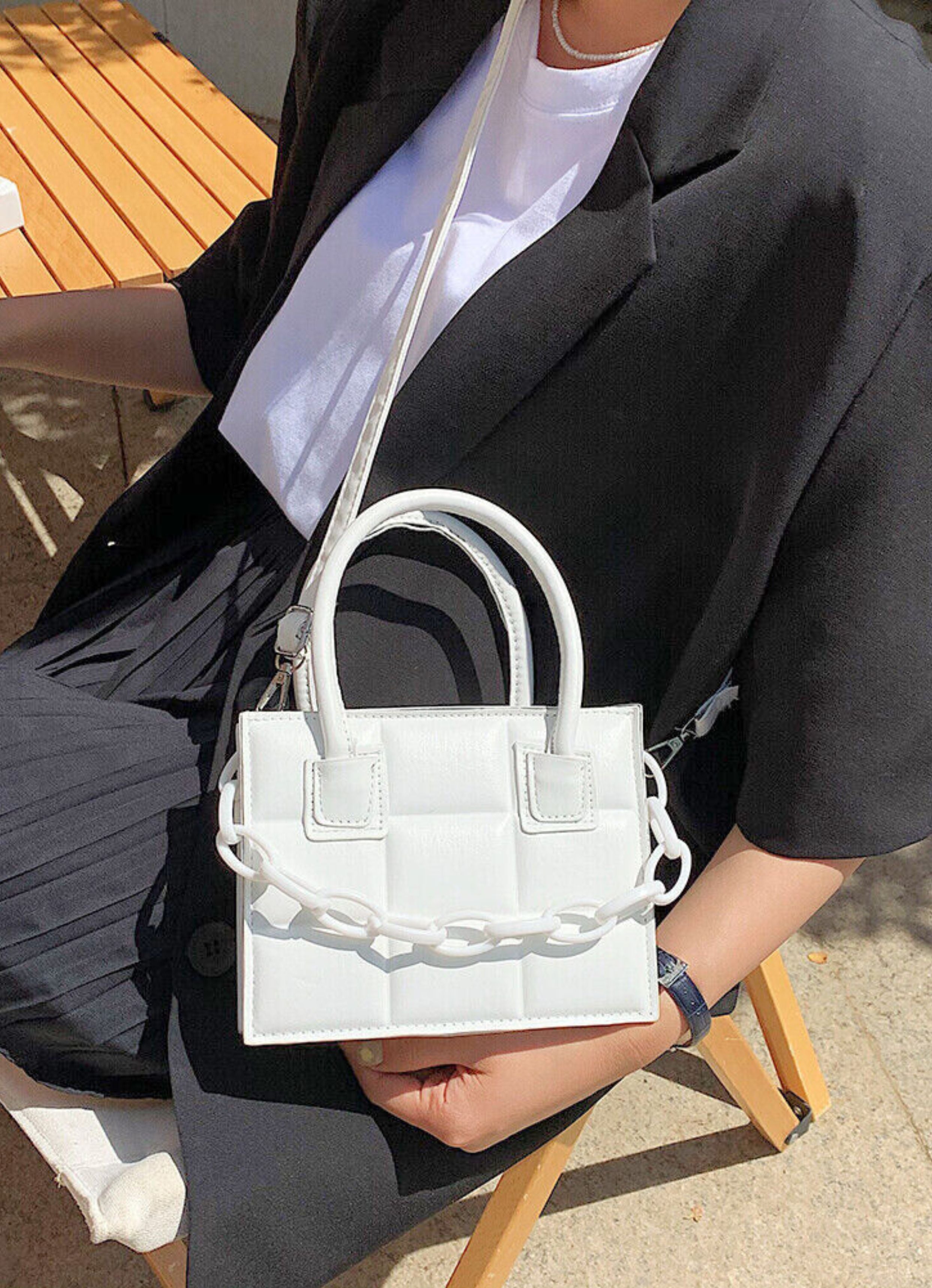 Versatile White Bag