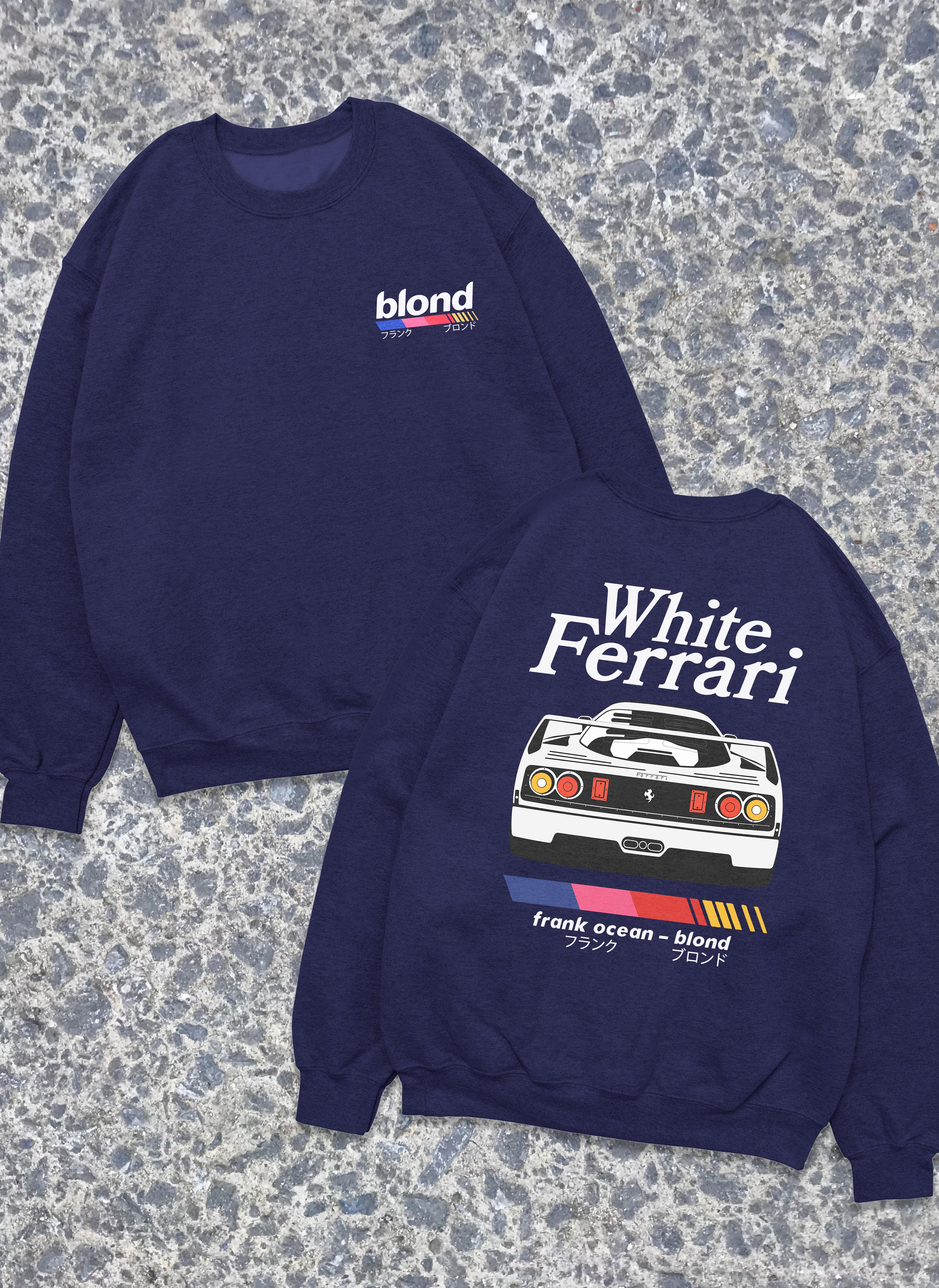 Blonde Ferrari F&B Blue Sweatshirt