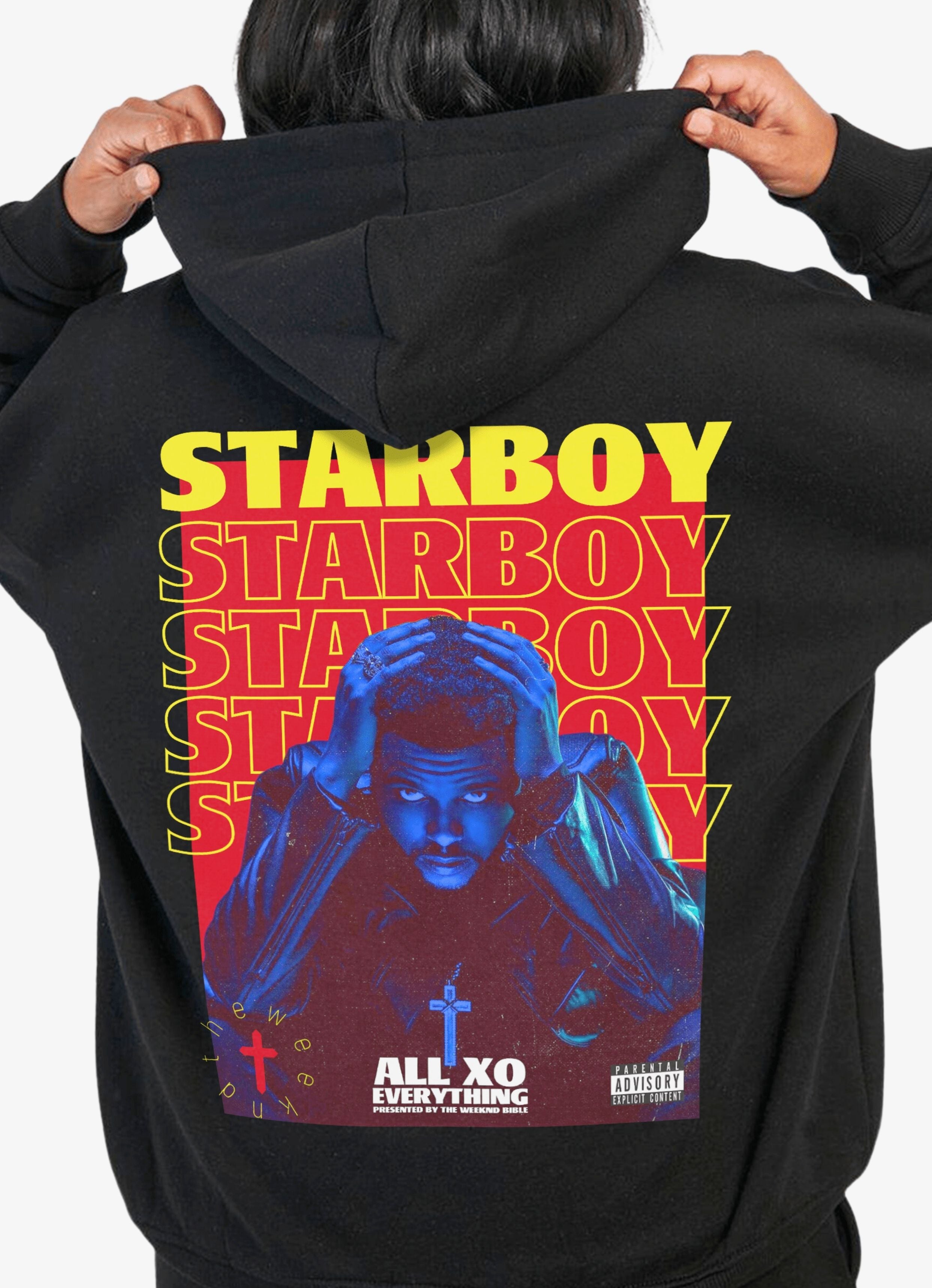 Weeknd Starboy Back Hoodie
