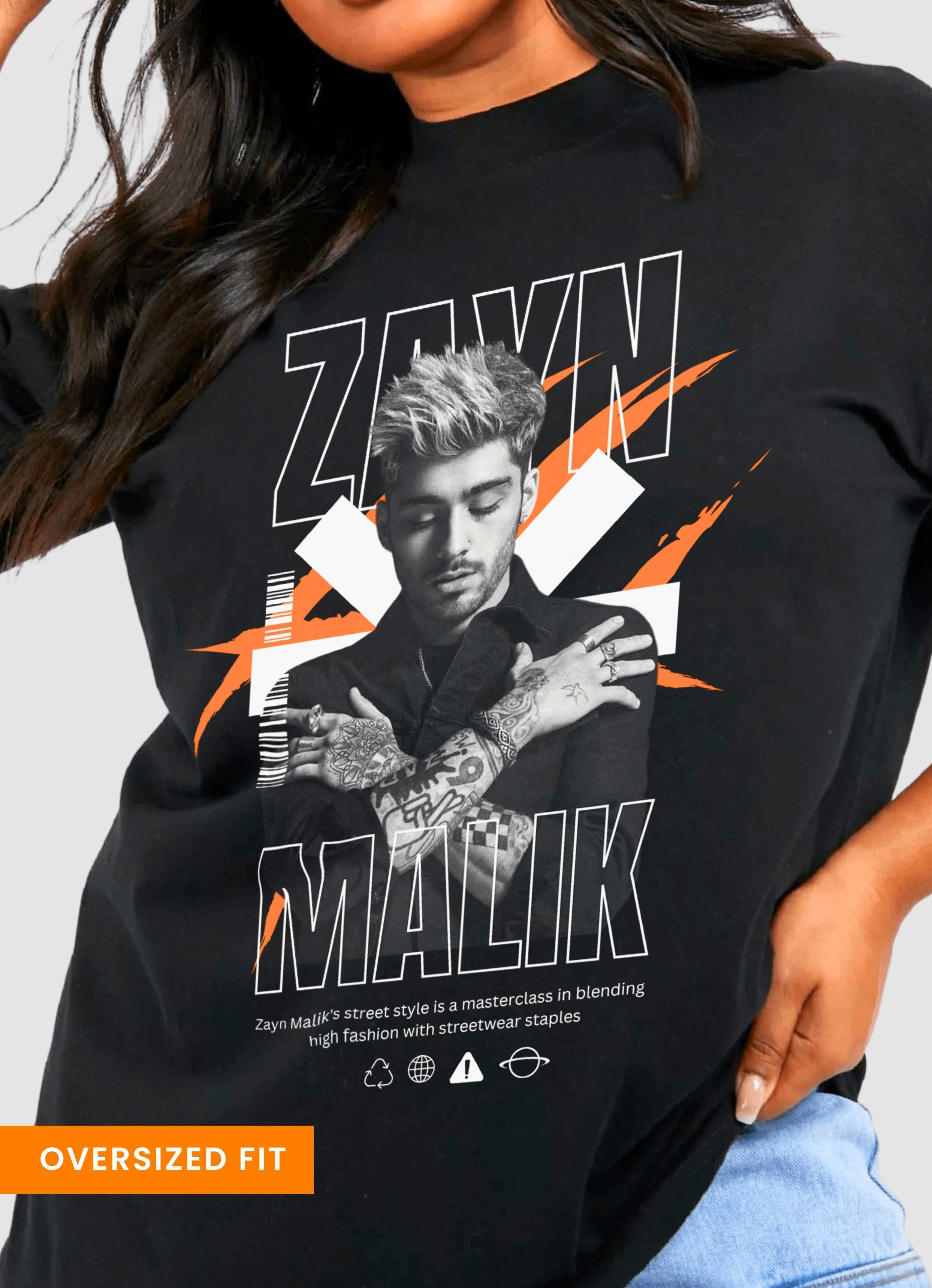 Zayn Malik V1 Oversized Unisex T-Shirt | BFS