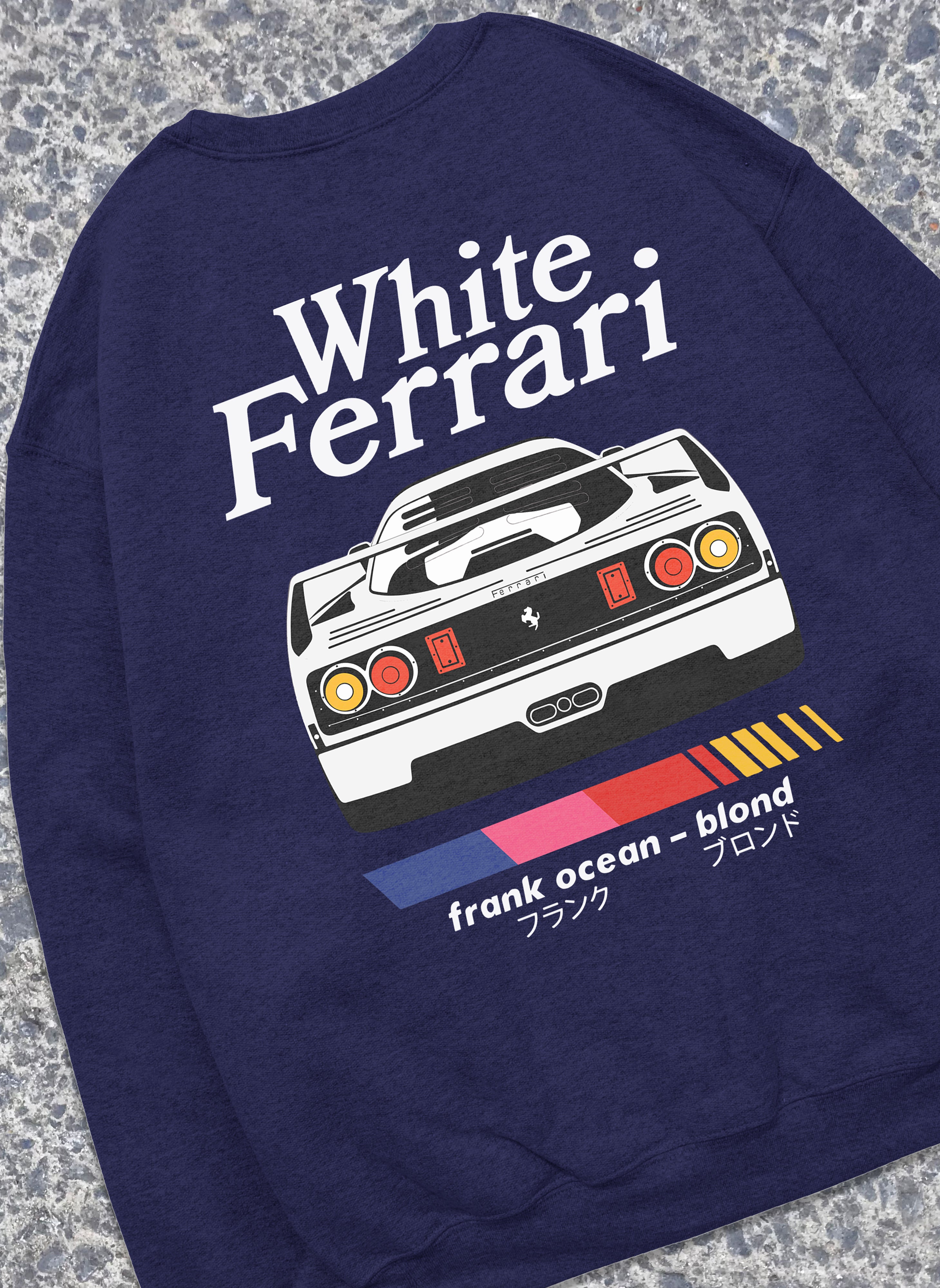 Blonde Ferrari F&B Blue Sweatshirt