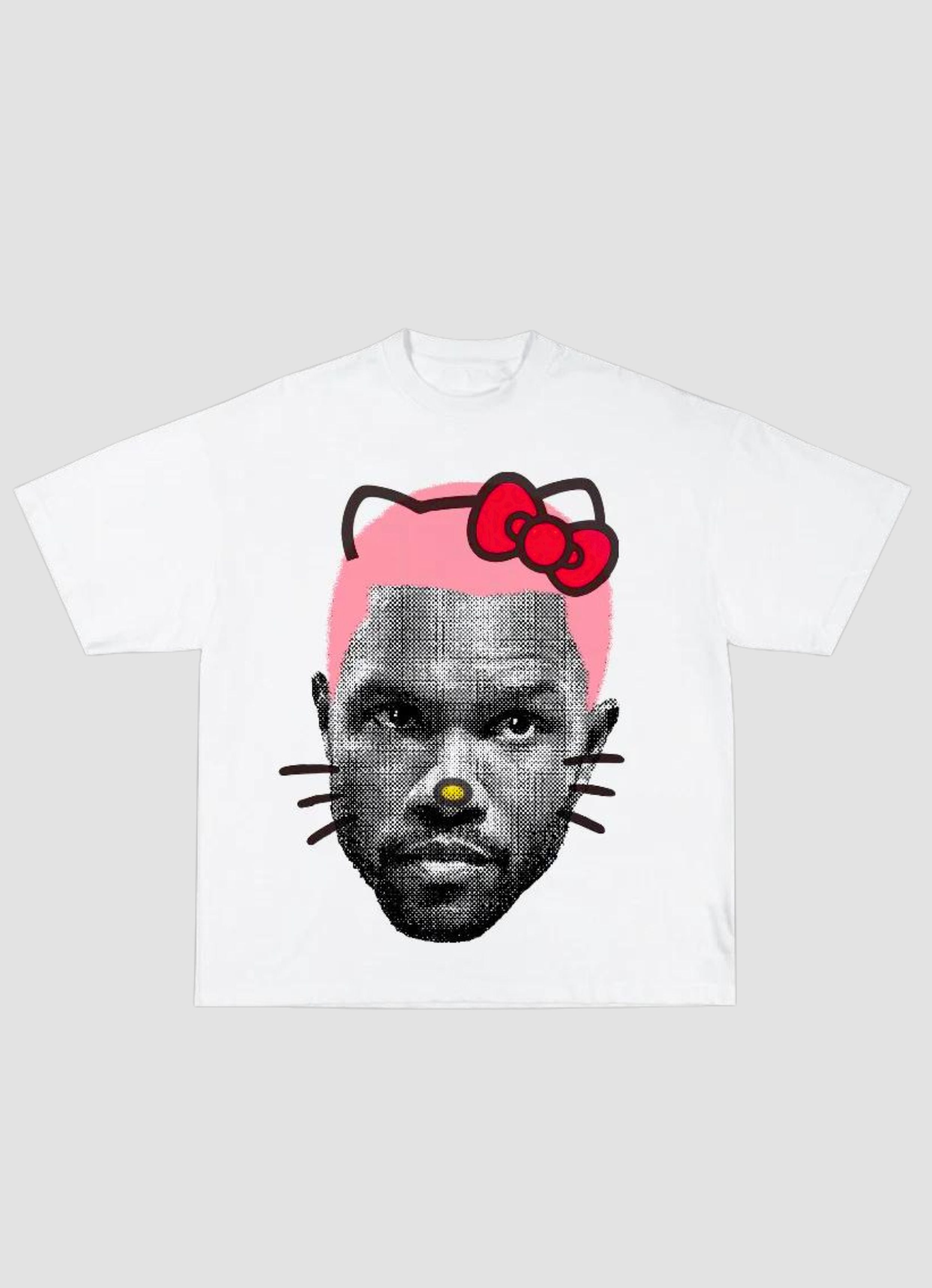 Frank ocean Pink Kitty Oversized Tshirt