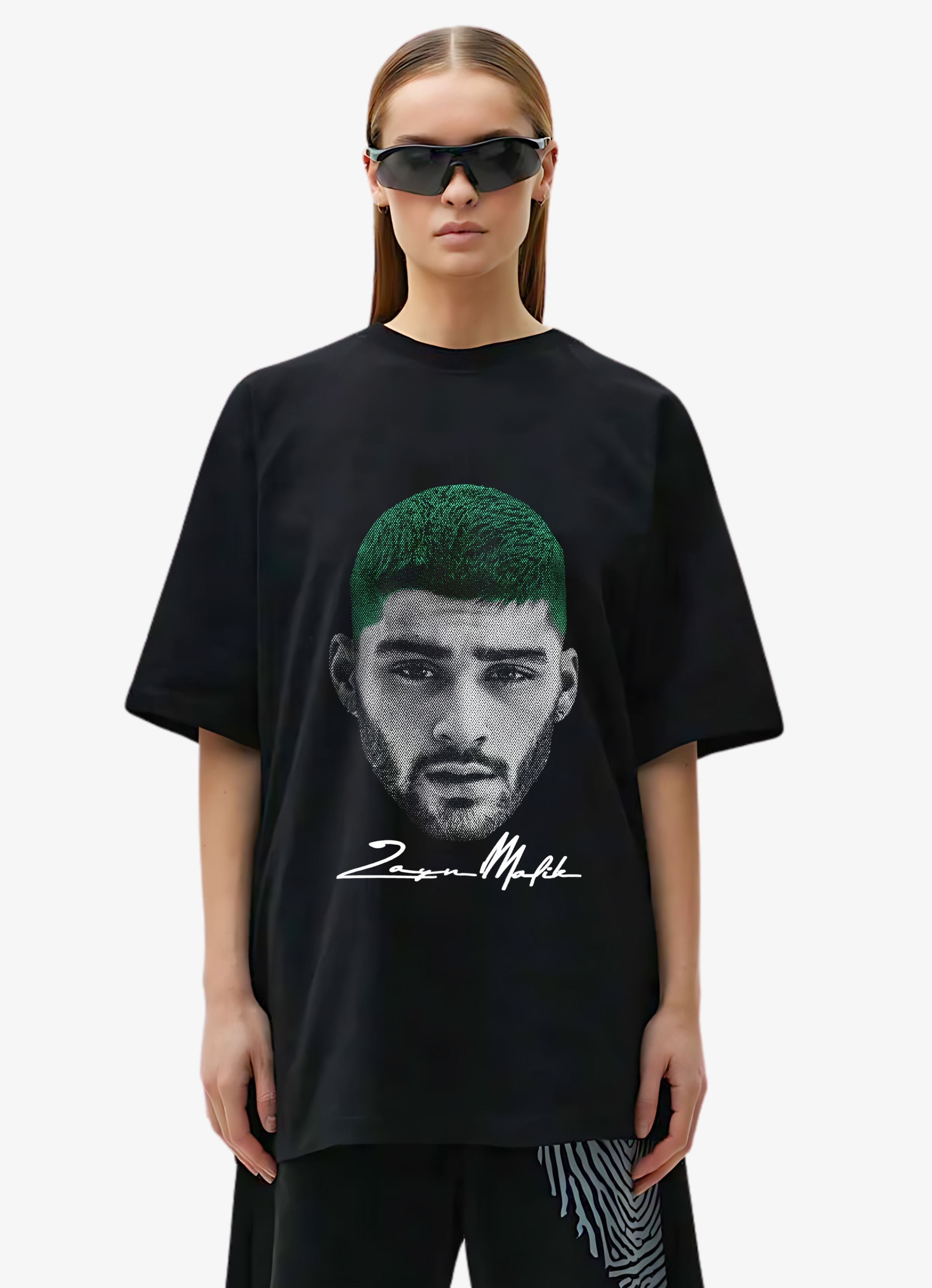 Zayn Thug Black Oversized Tshirt