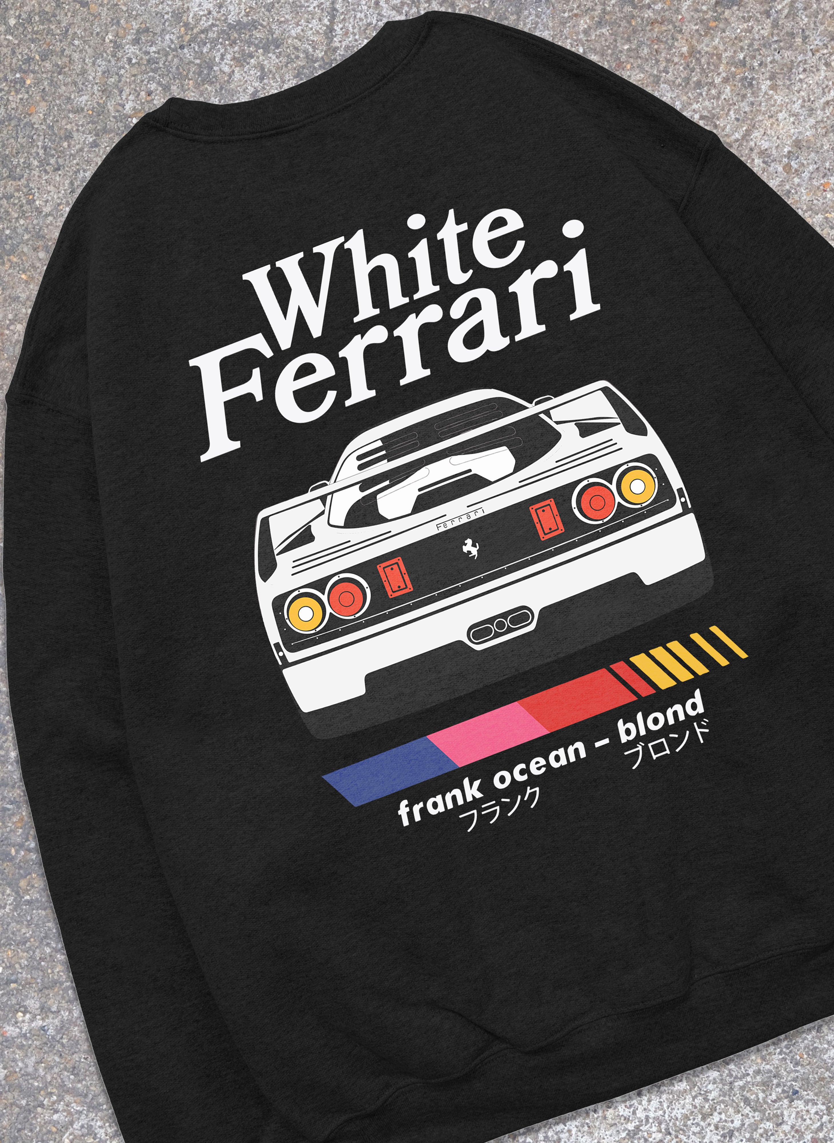 Blonde Ferrari F&B Black Sweatshirt